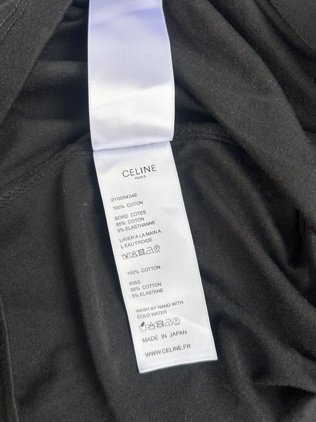 Celine Celine Paris T-shirt Cotton Jersey Size L / US 10 / IT 46 - 7 Thumbnail