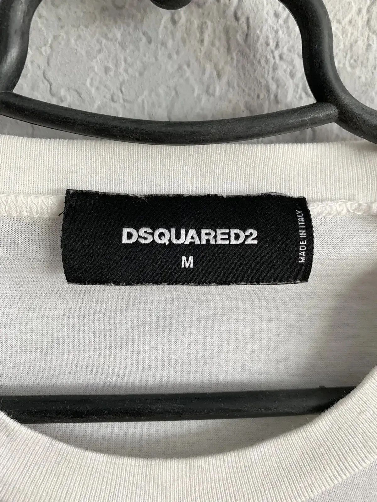 Dsquared2 Vintage Y2K Dsquared2 "POSE" T-Shirt dsquared2 white Size US M / EU 48-50 / 2 - 7 Thumbnail