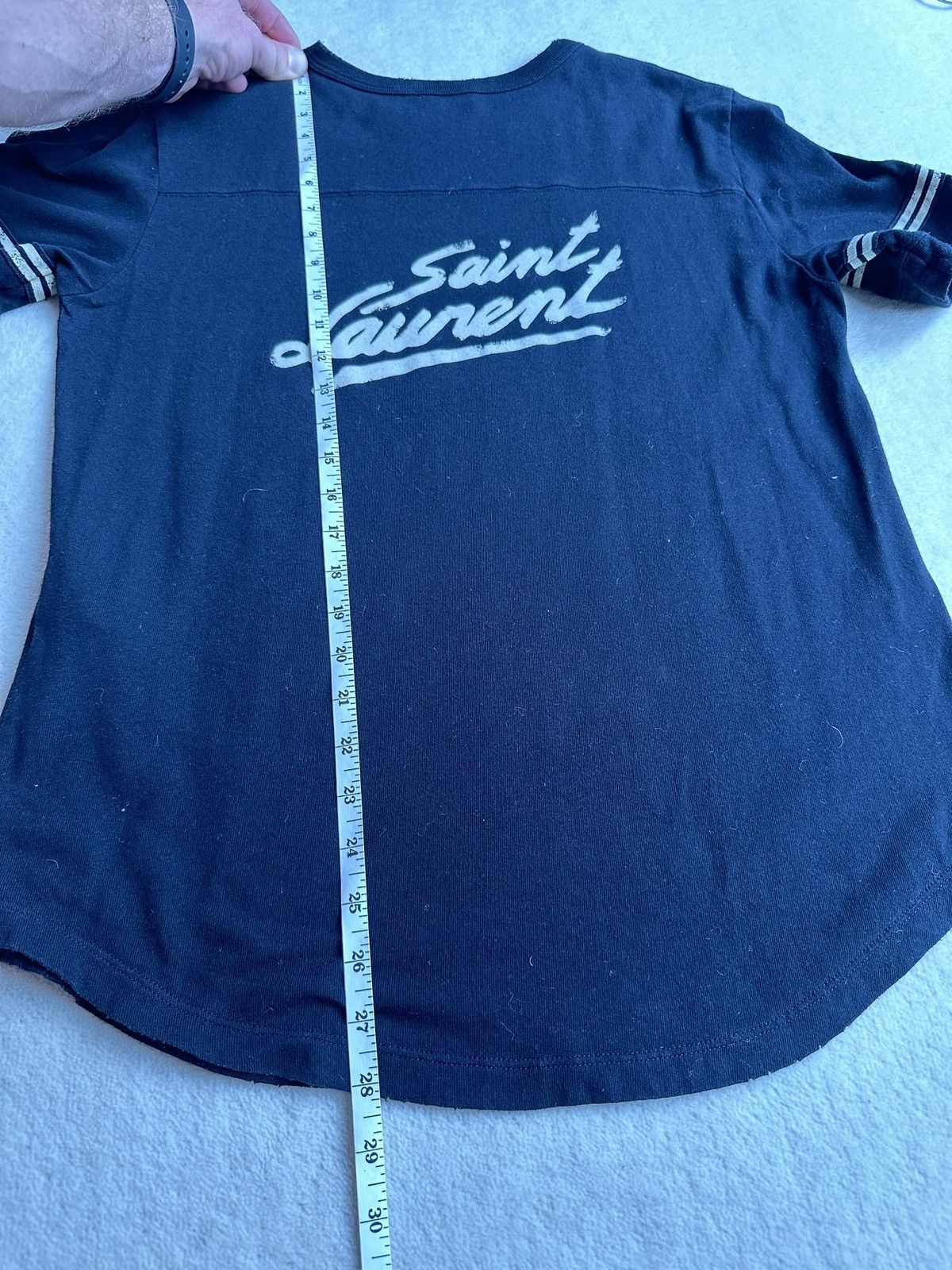 Saint Laurent Paris Grail Saint Laurent 50’s signature logo black t shirt Size US S / EU 44-46 / 1 - 8 Thumbnail