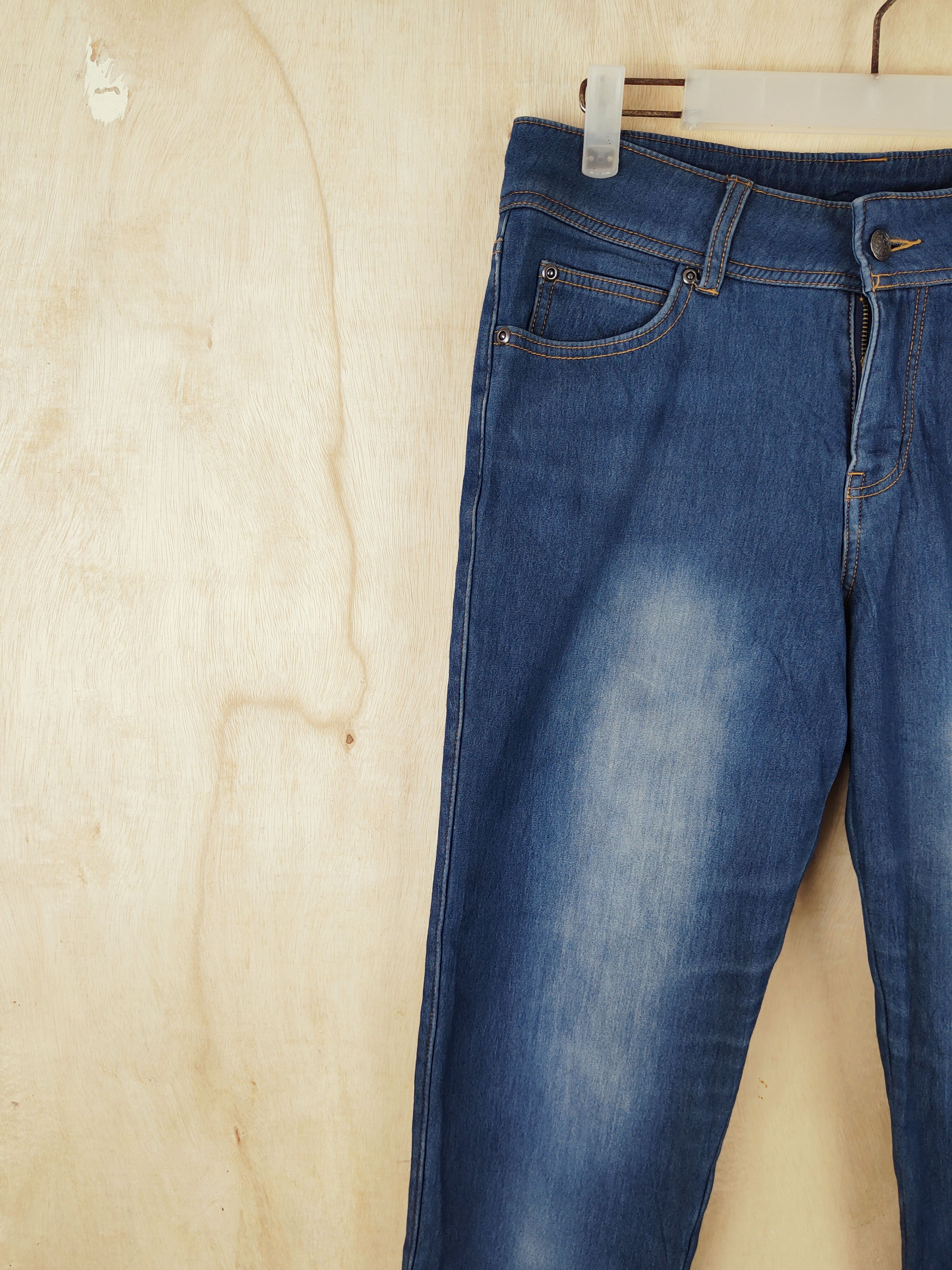 Japanese Brand Japanese Brand Blue Distressed Ripped Soft Jeans #S2502 Size 30" / US 8 / IT 44 - 3 Thumbnail