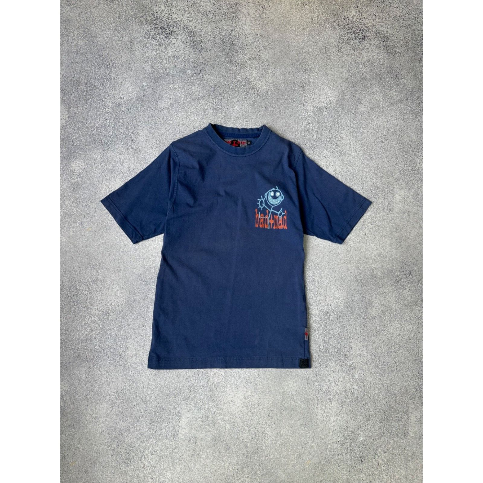 Vintage VTG Bad+Mad Skateboard Streetwear T-shirt Size US XS / EU 42 / 0 - 7 Thumbnail