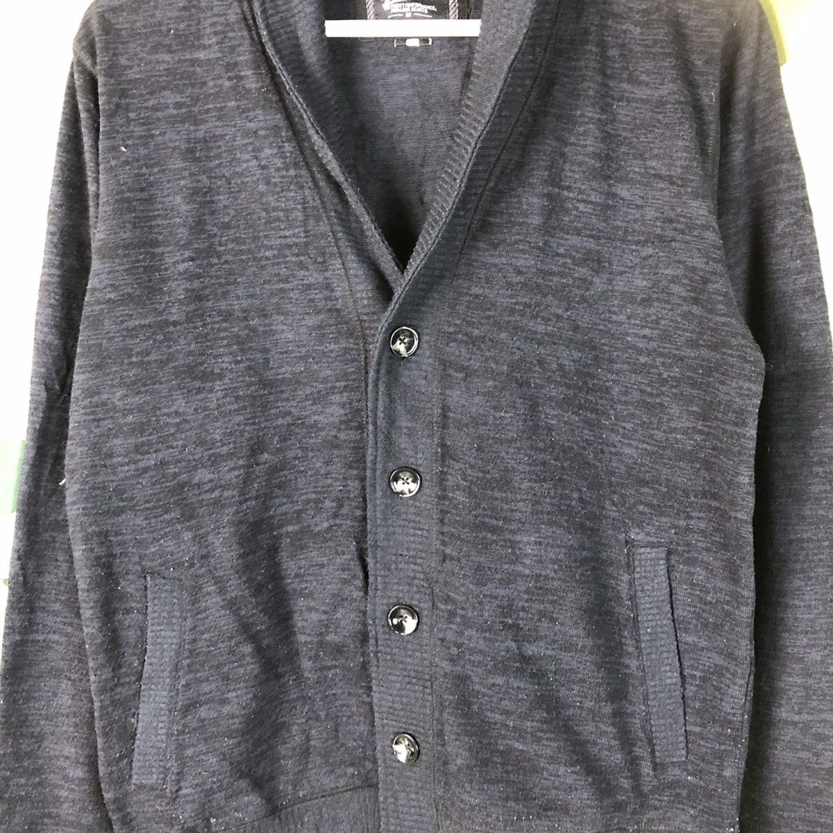 Homespun Knitwear Double Focus Black vintage Cardigan #7429 Size US M / EU 48-50 / 2 - 5 Thumbnail