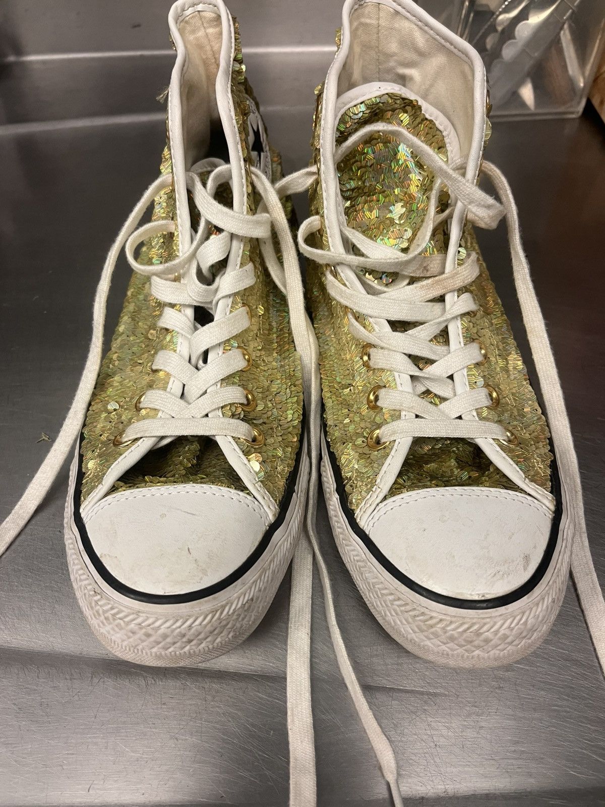 Converse Chuck Taylor All Star high-tops gold 10.5 Size US 10.5 / IT 40.5 - 2 Thumbnail