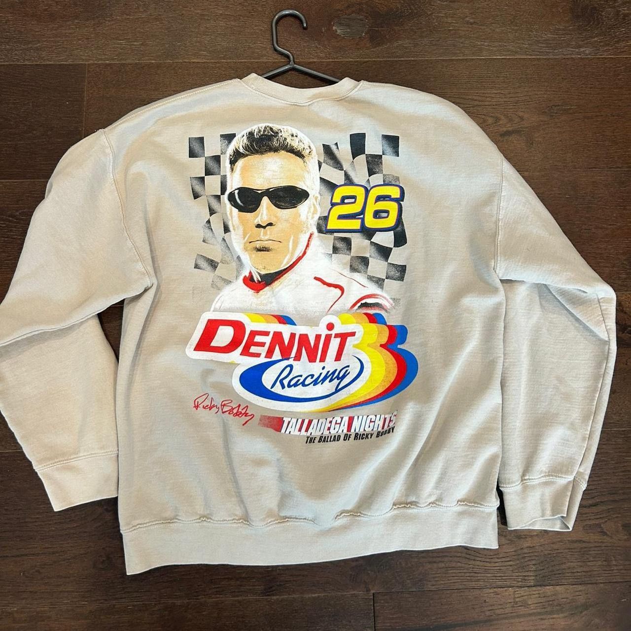 Other Beige NASCAR(Talladega Nights)Crewneck Men’s Size L Size US L / EU 52-54 / 3 - 1 Thumbnail