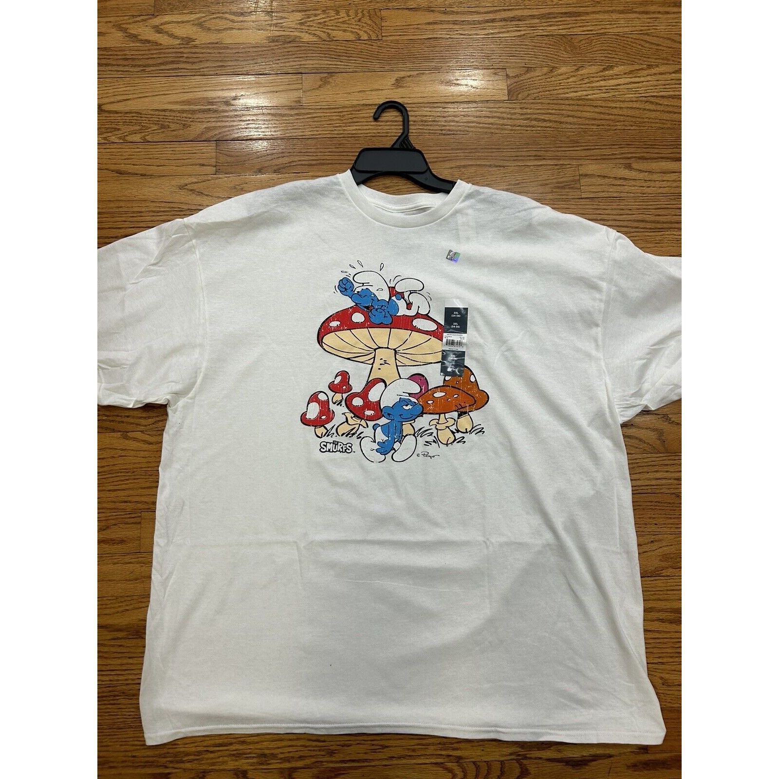 Other Smurfs Shirt Adult Size 3XL. White New With Tags. Size US XXL / EU 58 / 5 - 1 Thumbnail