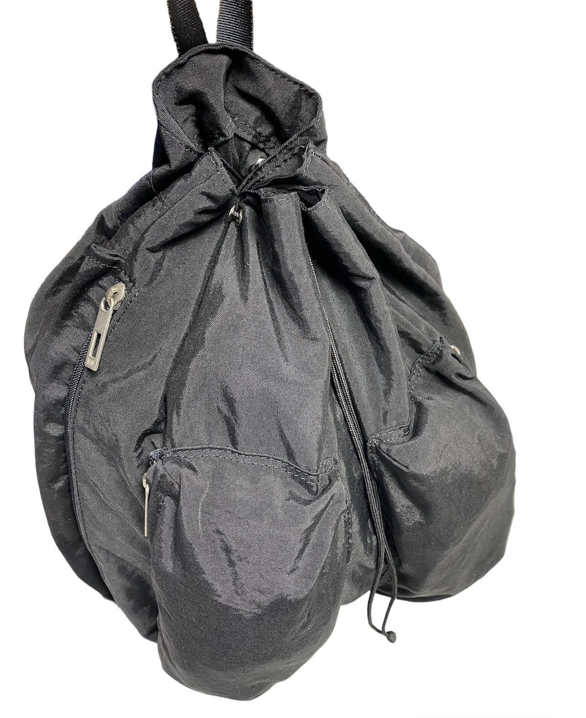 image of Porter Sazaby Drawstring Backpack in Black, Men's
