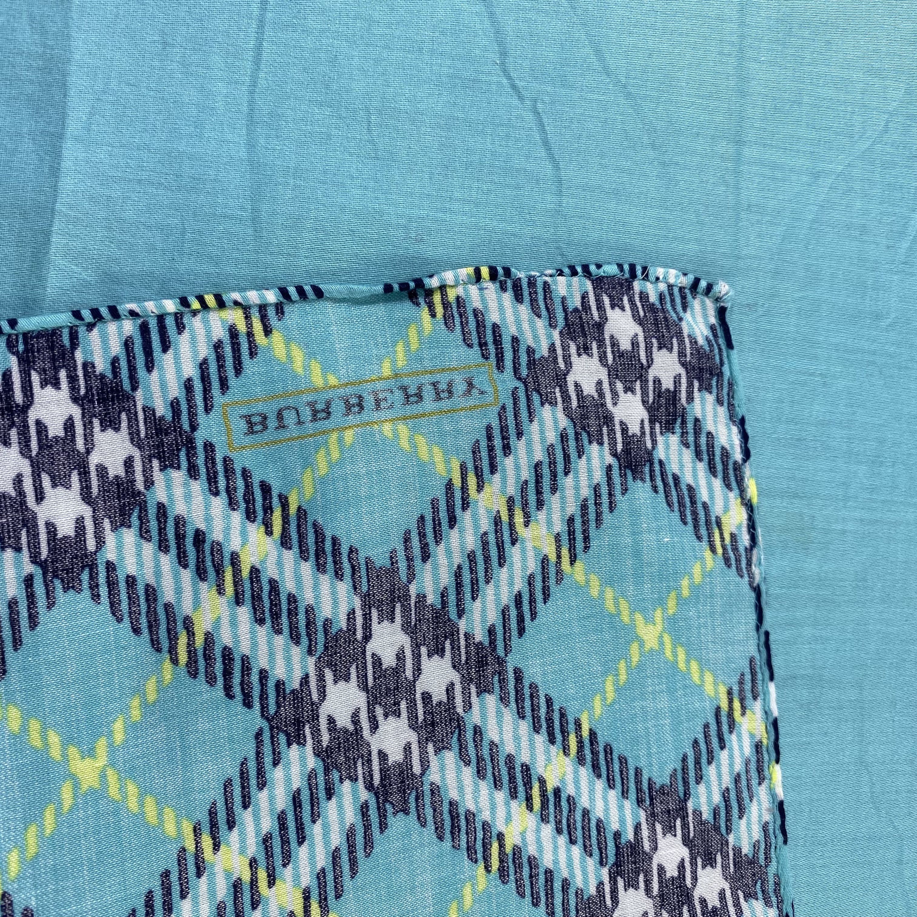 Burberry × Vintage Burberry Handkerchief / Bandana / Neckerchief-B1317 Size ONE SIZE - 7 Thumbnail