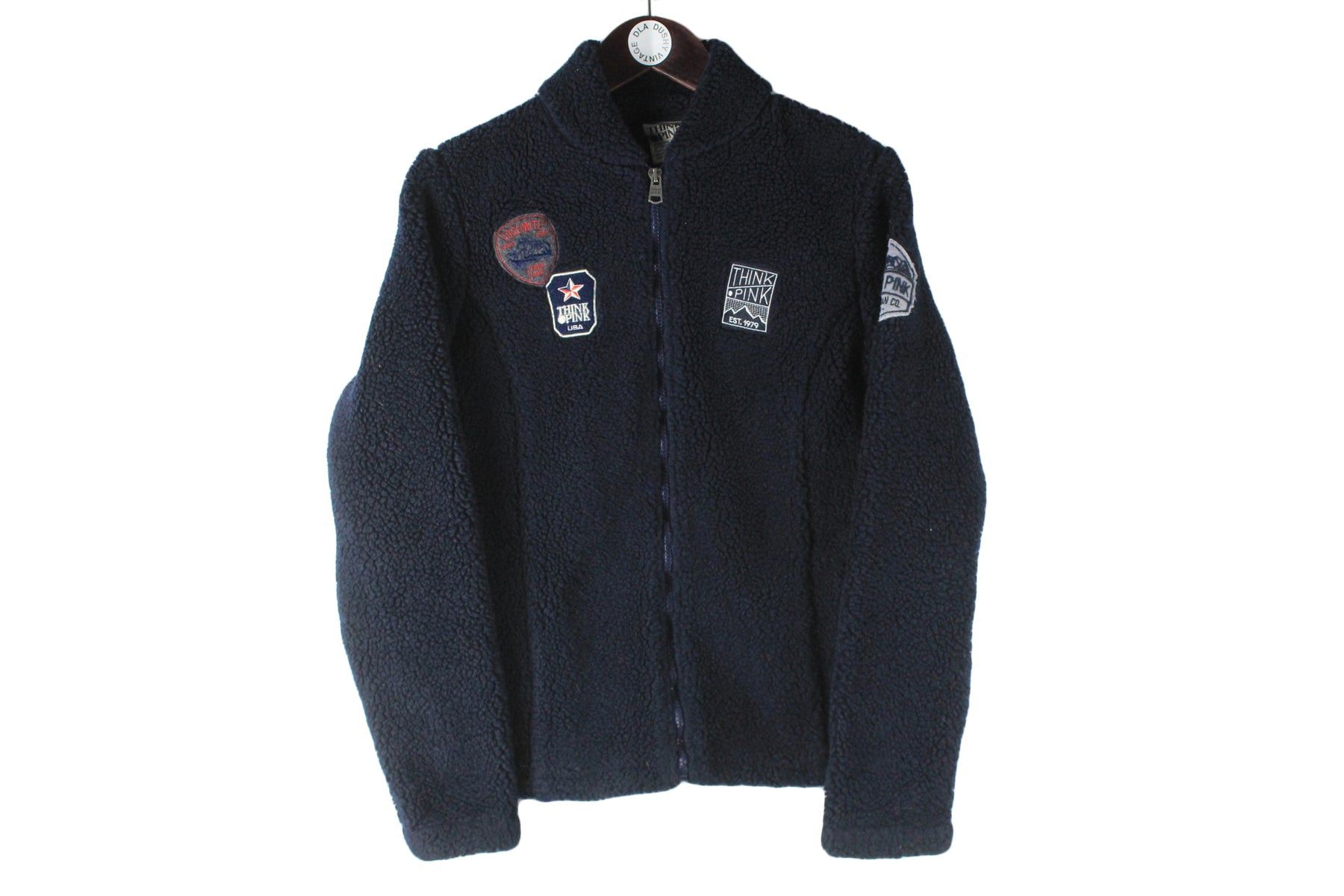 Other Think Pink Teddy Fleece Full Zip Women's Large Size L / US 10 / IT 46 - 1 Thumbnail
