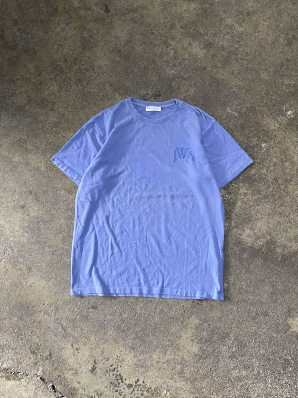 JW Anderson J.W.Anderson Denime Blue Short Sleeve T-Shirt Size US M / EU 48-50 / 2 - 1 Thumbnail