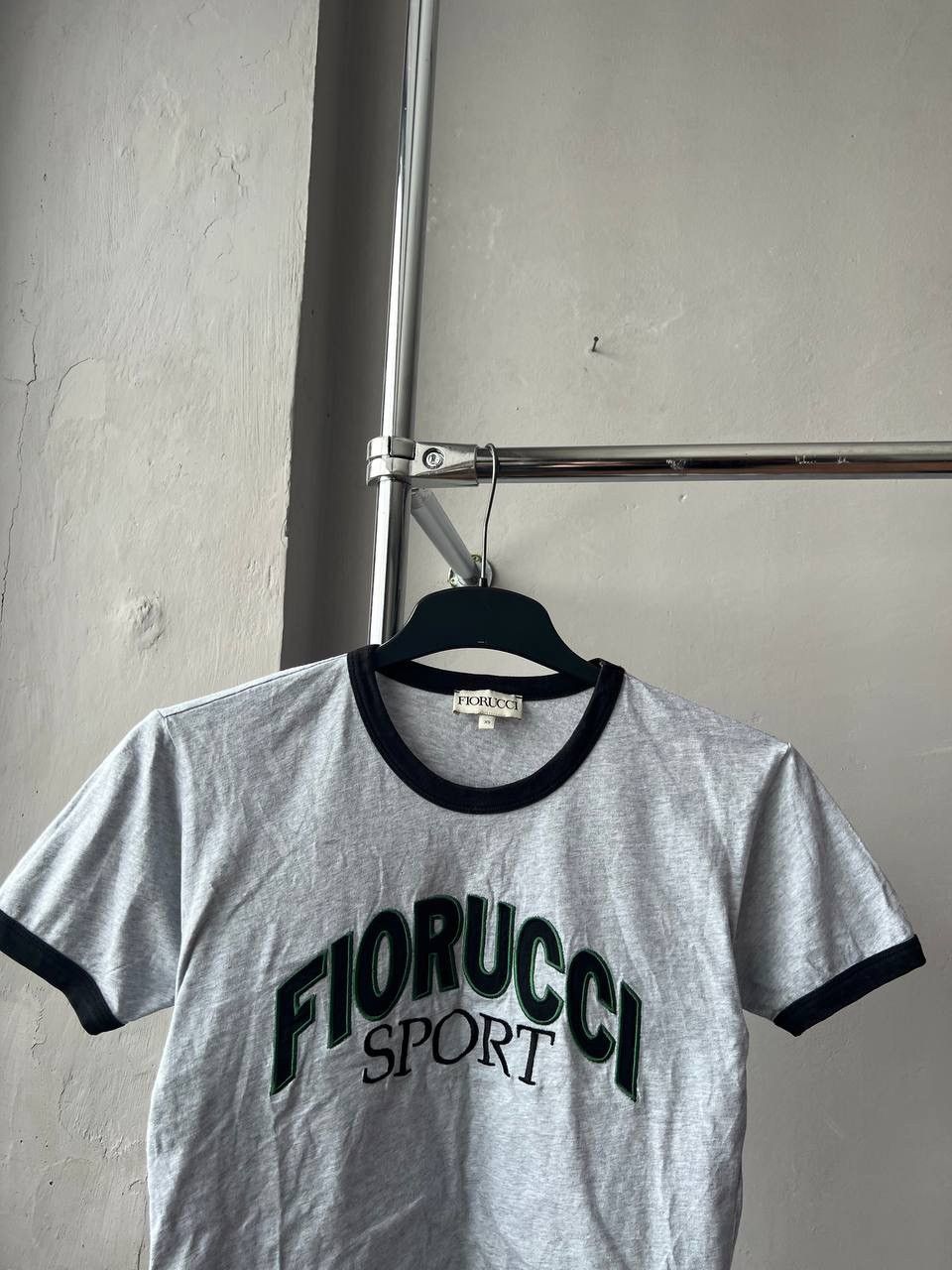 Fiorucci FIORUCCI SPORT GRAY WOMEN BIG LOGO CLASSIC TOP T SHIRT SZ XS Size XS / US 0-2 / IT 36-38 - 3 Thumbnail