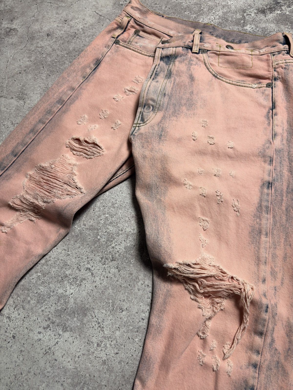 R13 R13 Distressed Slim Jeans Size 24" / US 00 / IT 34 - 3 Thumbnail