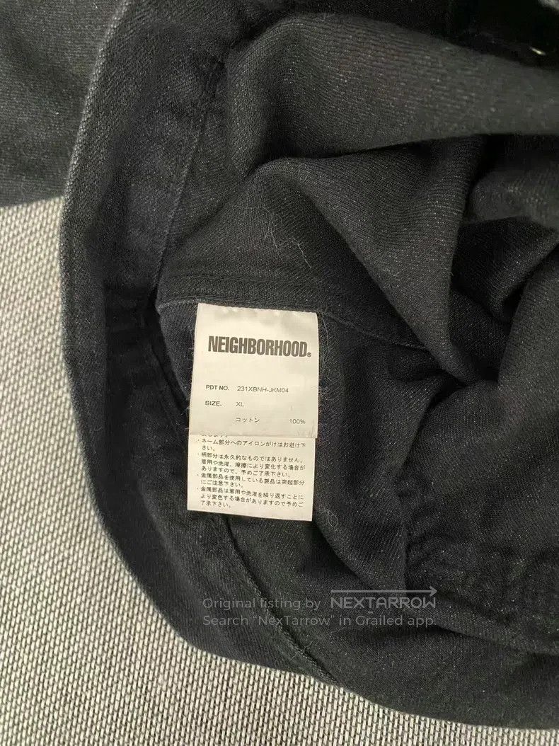 Neighborhood Neighborhood Black Soul Denim Jacket Size US XL / EU 56 / 4 - 8 Thumbnail