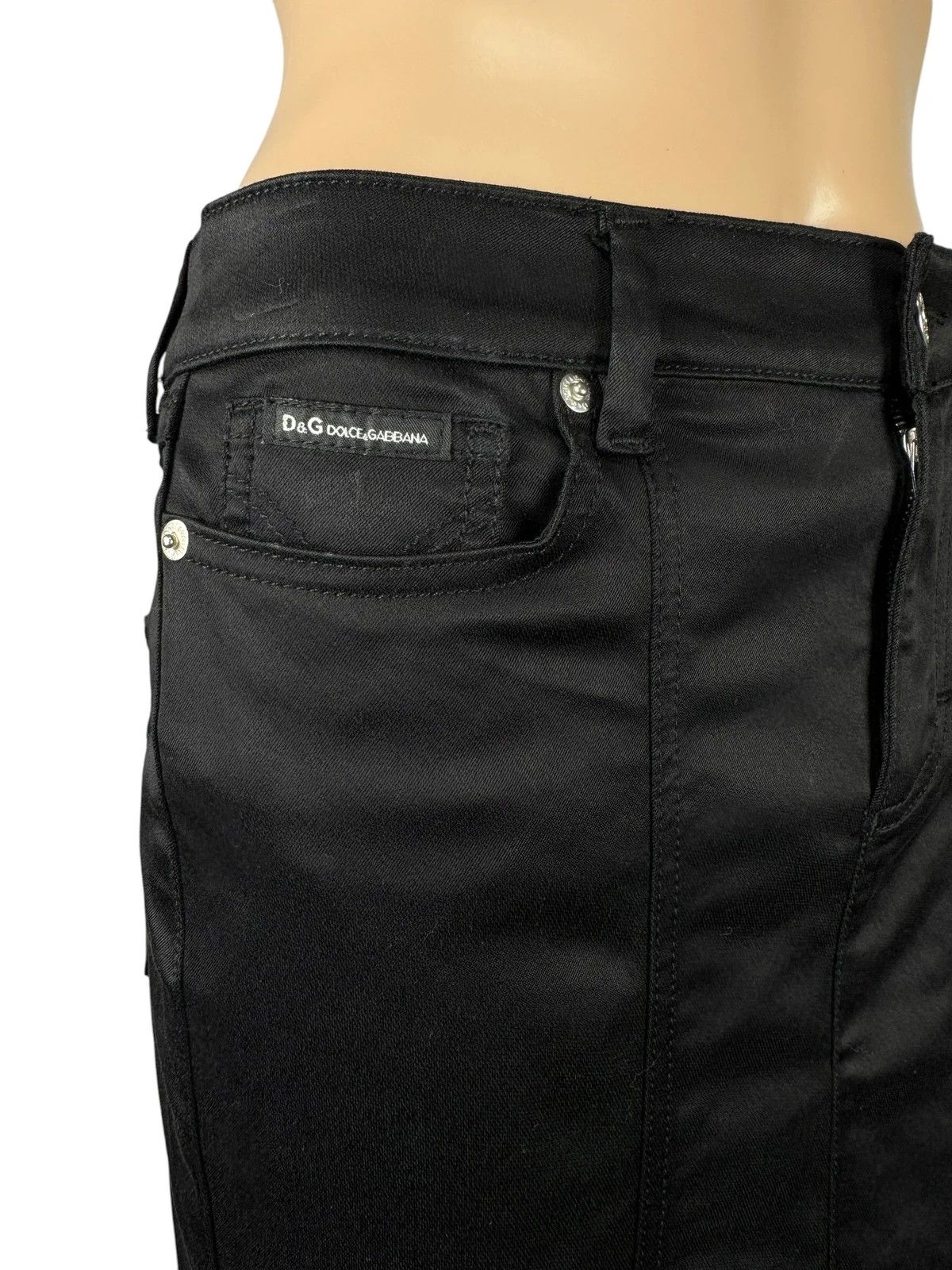 Dolce & Gabbana Dolce & Gabbana Skirt Knee-Length Cotton size 27 Size 27" / US 4 / IT 40 - 8 Thumbnail