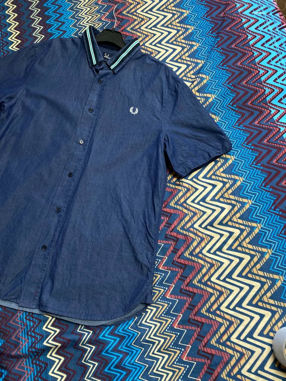 Fred Perry × Vintage FRED PERRY VINTAGE CLASSIC BUTTON UP SHIRT Size US M / EU 48-50 / 2 - 11 Thumbnail