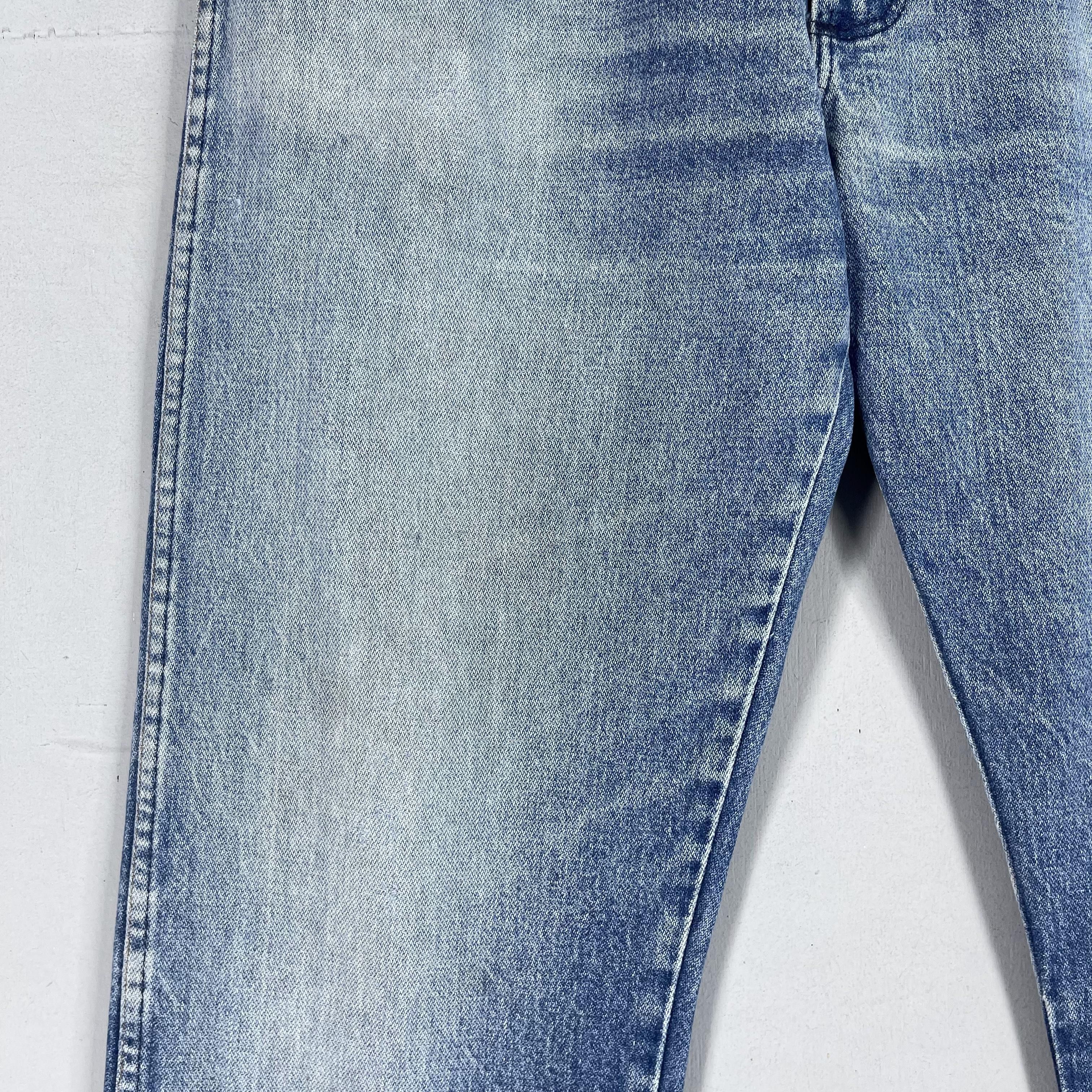 Vintage × Wrangler W32 L31 Vintage Wrangler Dirty High Rise Mid Wash Jeans Size US 32 / EU 48 - 3 Thumbnail