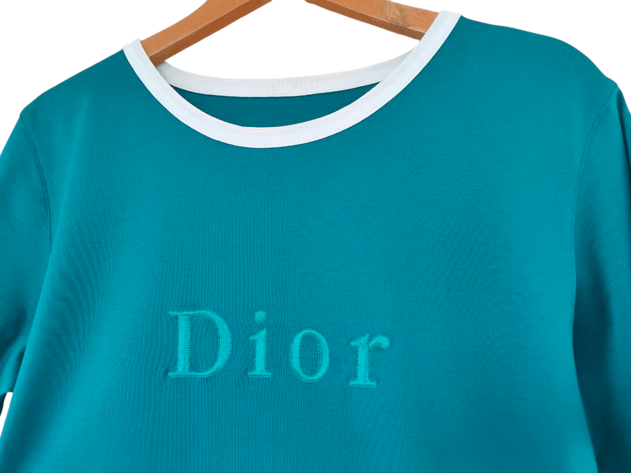 Dior Christian Dior Embroidered Big Font Logo T Size M / US 6-8 / IT 42-44 - 5 Thumbnail