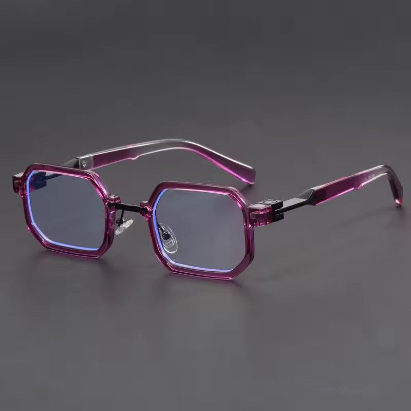 Electric Visual Hexagonal Angular Sunglasses - Minimalist Geometric Eyewear Size ONE SIZE - 3 Thumbnail