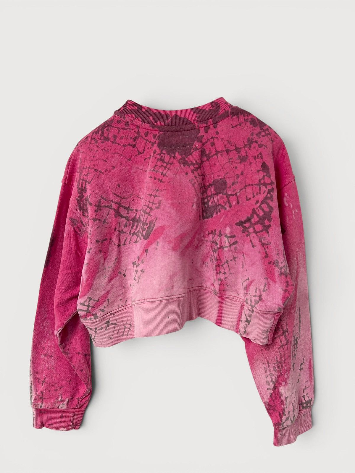 Maison Margiela SS2023 Foil Logo Cropped Crewneck Size US XS / EU 42 / 0 - 2 Thumbnail