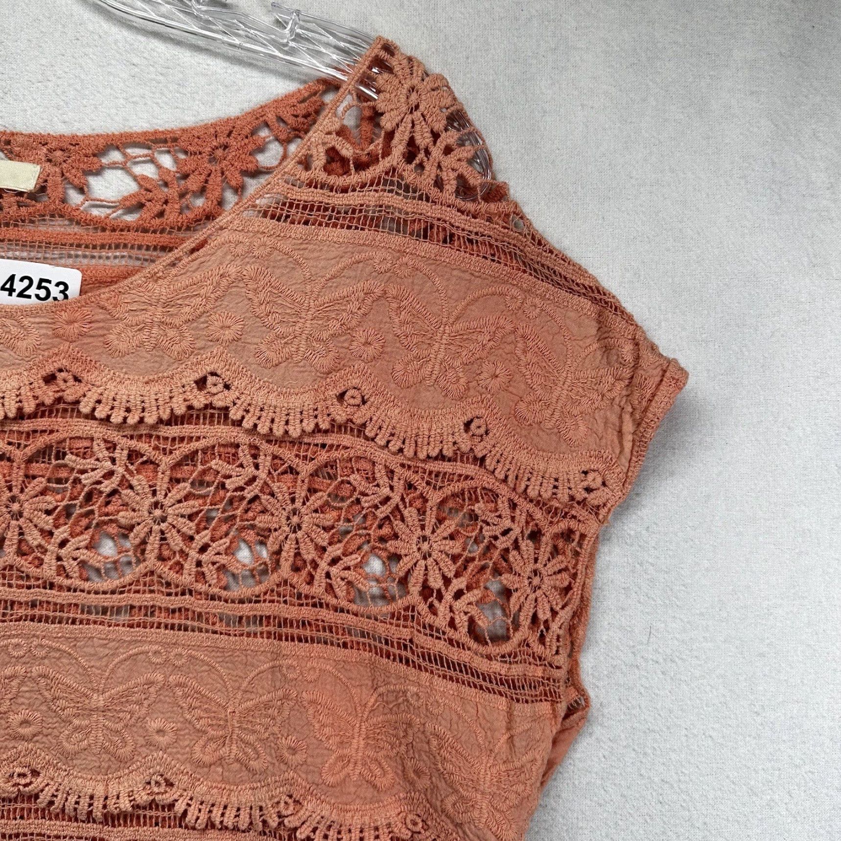 Vintage Ya Las Angeles Blouse Coquette Open Light Breathable Medium y2k Knit Angel Size M / US 6-8 / IT 42-44 - 5 Thumbnail