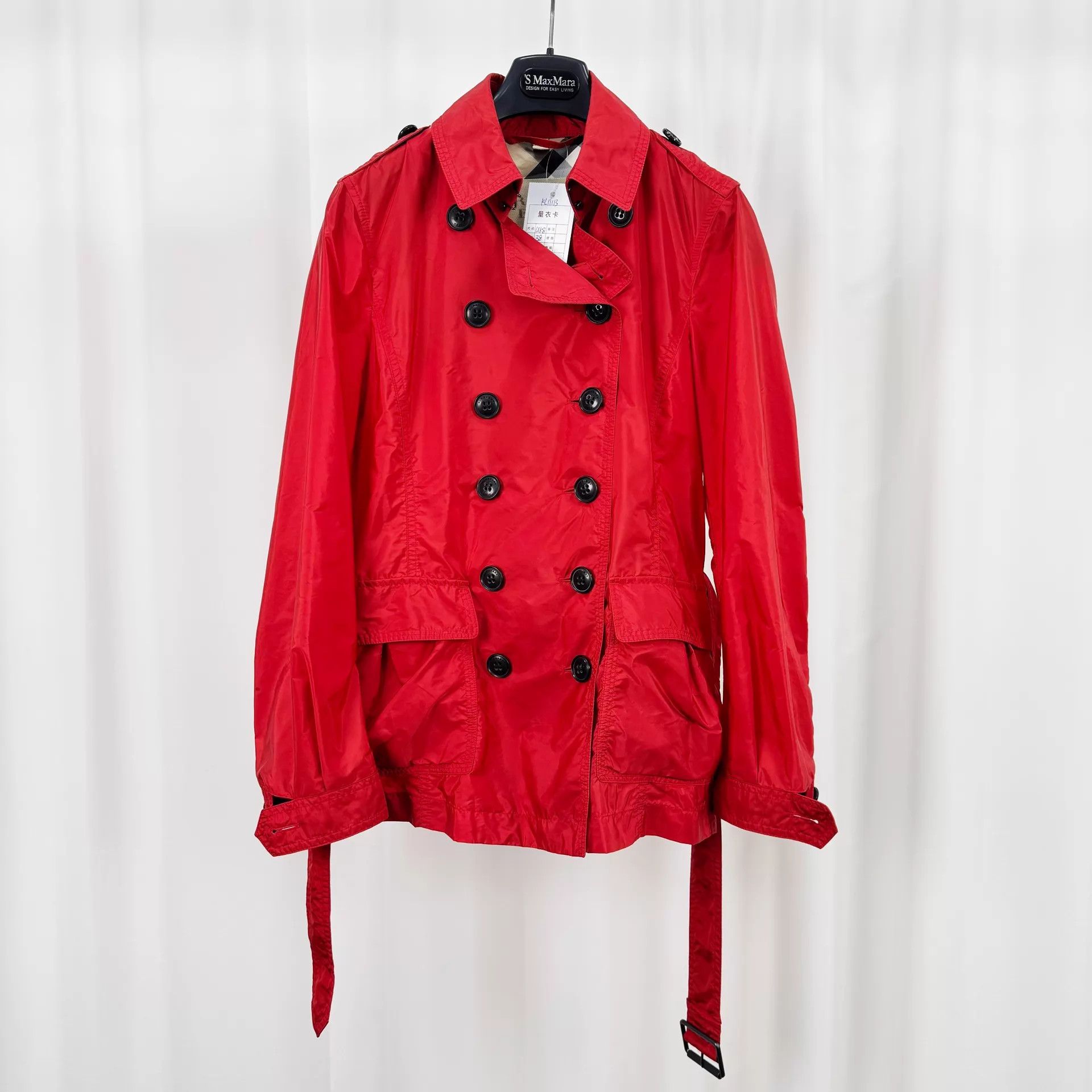 Burberry Burberry Double-Breasted Trench UK8 95new 9800 Size S / US 4 / IT 40 - 1 Thumbnail