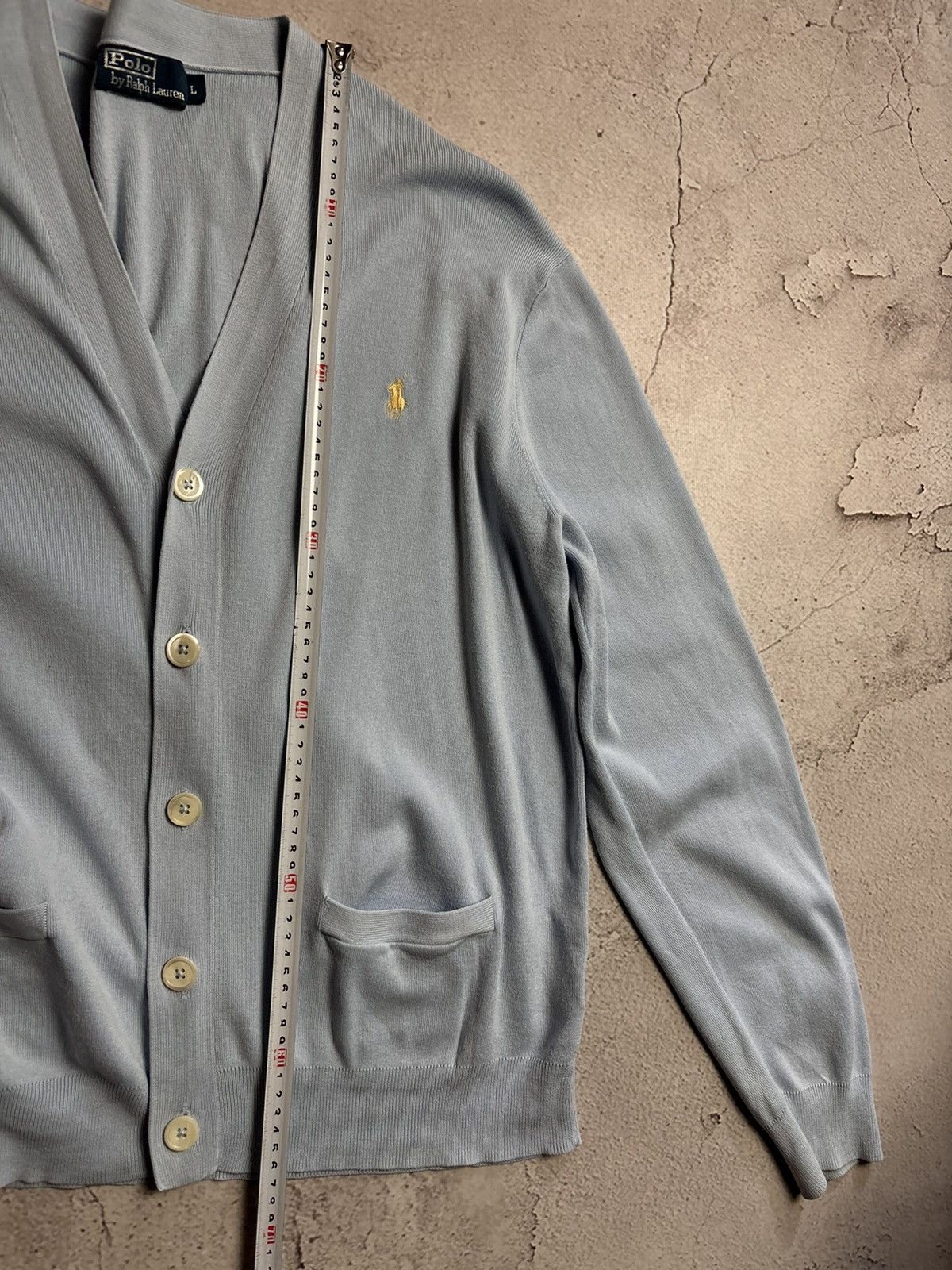Polo Ralph Lauren Polo Ralph Lauren Knit Blue Cardigan Sweater Vintage Size L Size US L / EU 52-54 / 3 - 10 Thumbnail