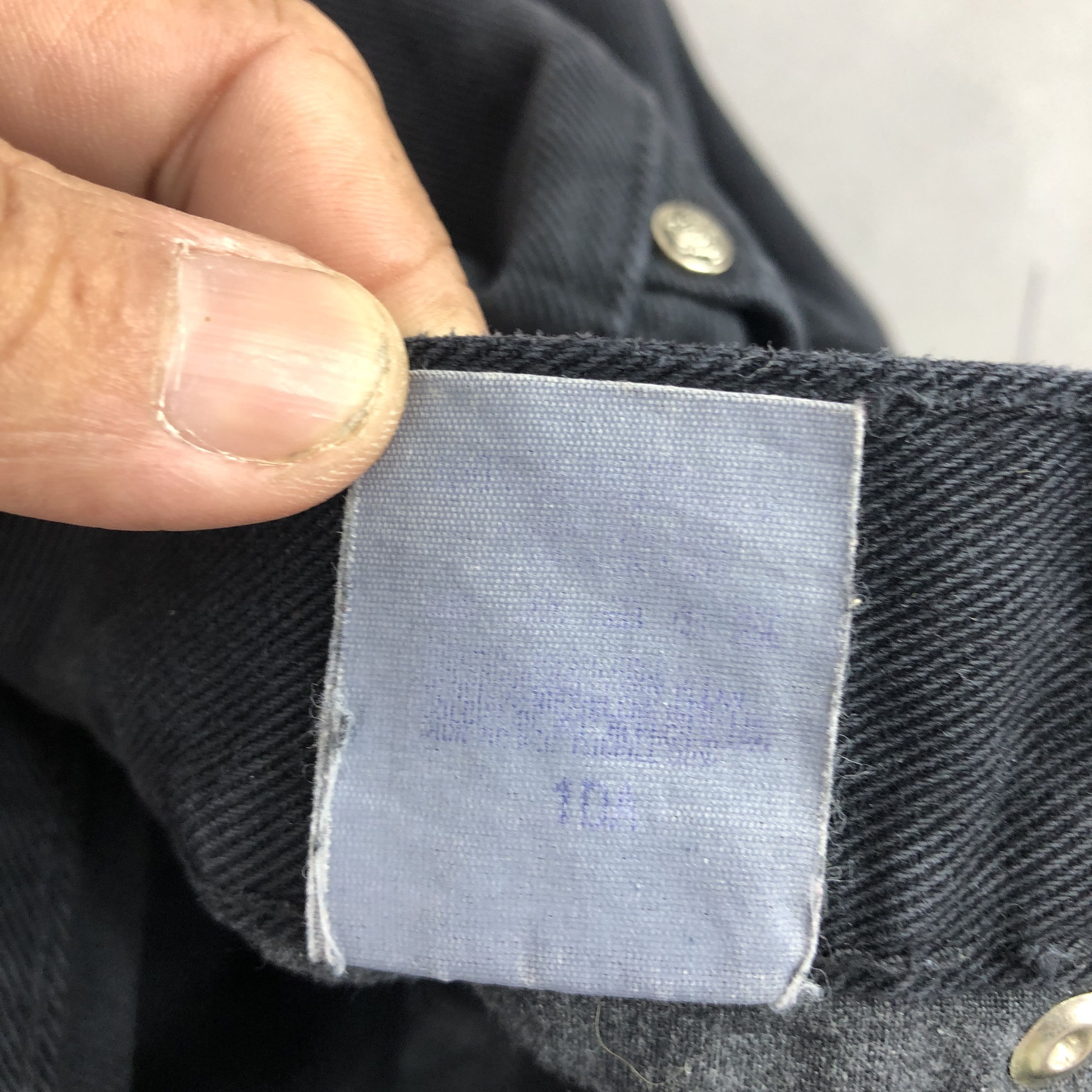 Versace Vintage 90s Versace Jeans Versace Super Black Denim BS45493 Size 28" / US 6 / IT 42 - 9 Thumbnail