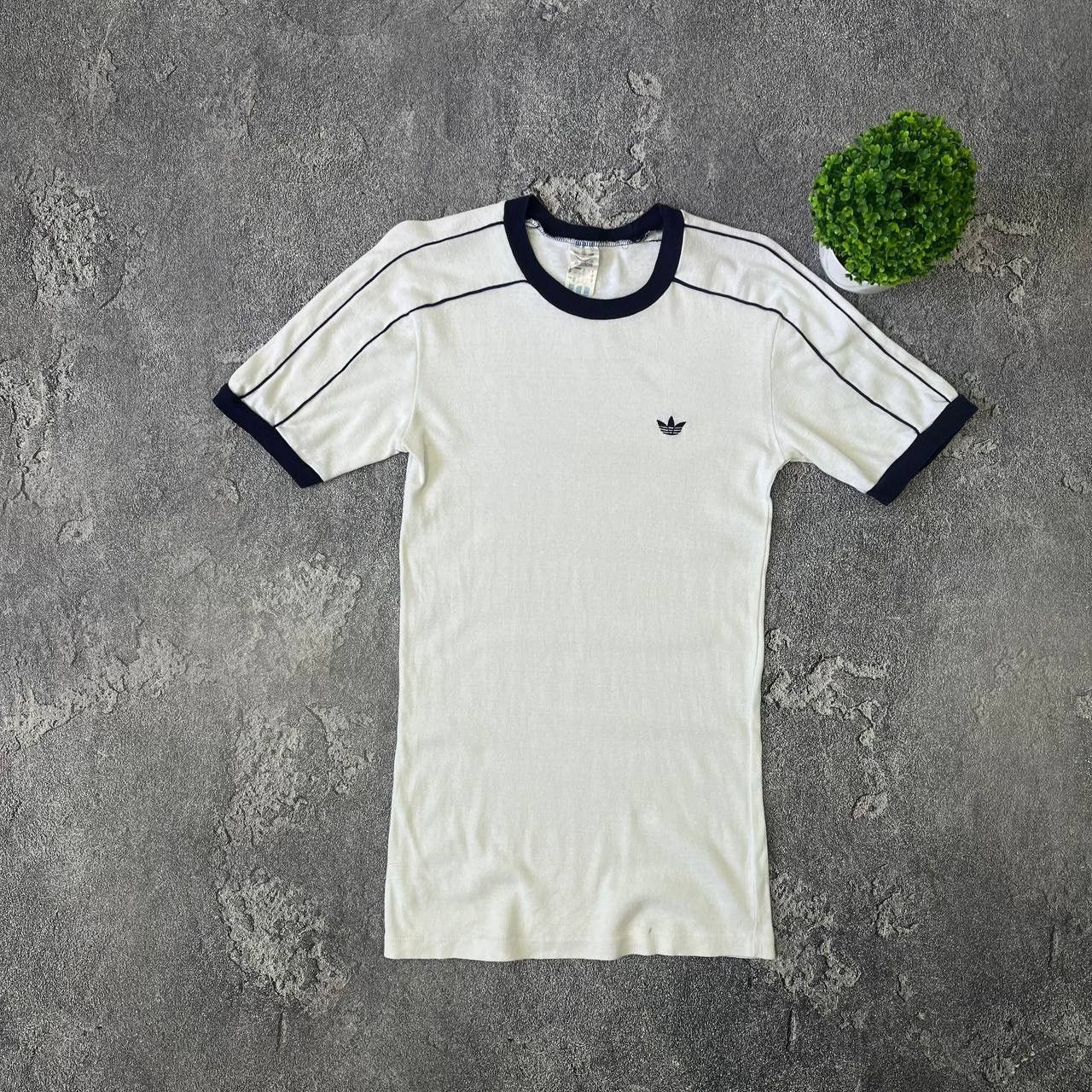 Adidas Vintage 80's Adidas Template Soccer Jersey Athletic Shirt Size US M / EU 48-50 / 2 - 1 Thumbnail