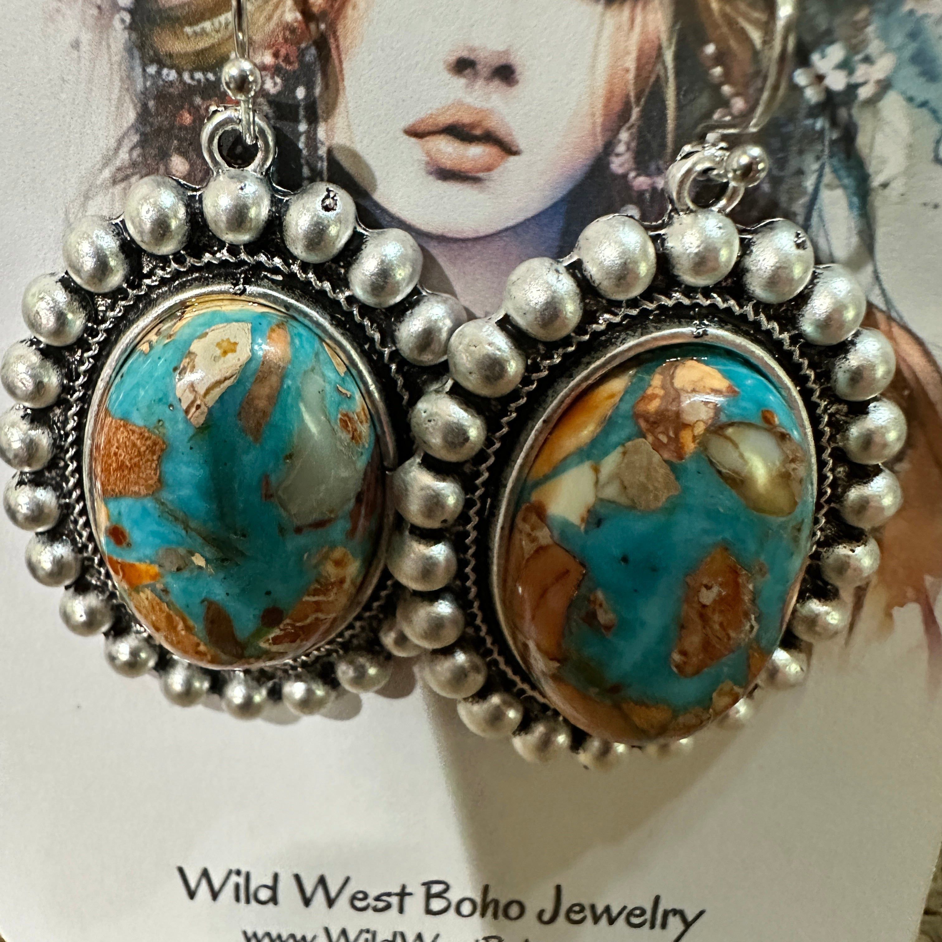 Other Stunning Oval Gemstone Wire Earrings for Every Occasion, Boh Size ONE SIZE - 6 Thumbnail