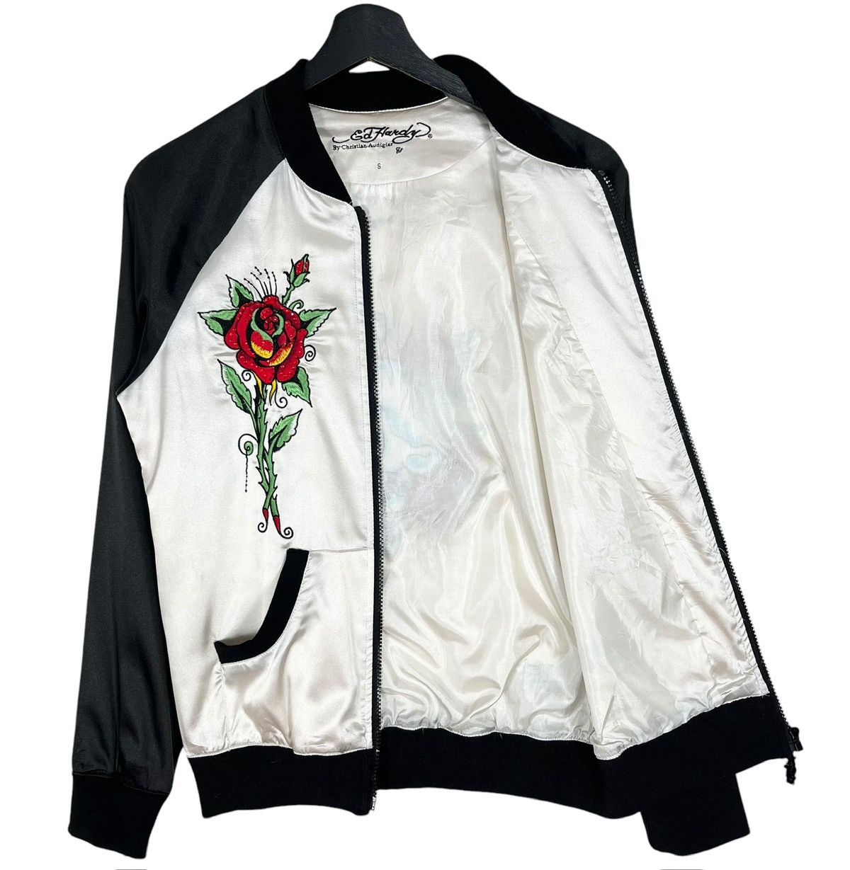 Christian Audigier × Ed Hardy Ed Hardy by Christian Audigier Women’s Sukajan Jacket Size S / US 4 / IT 40 - 5 Thumbnail
