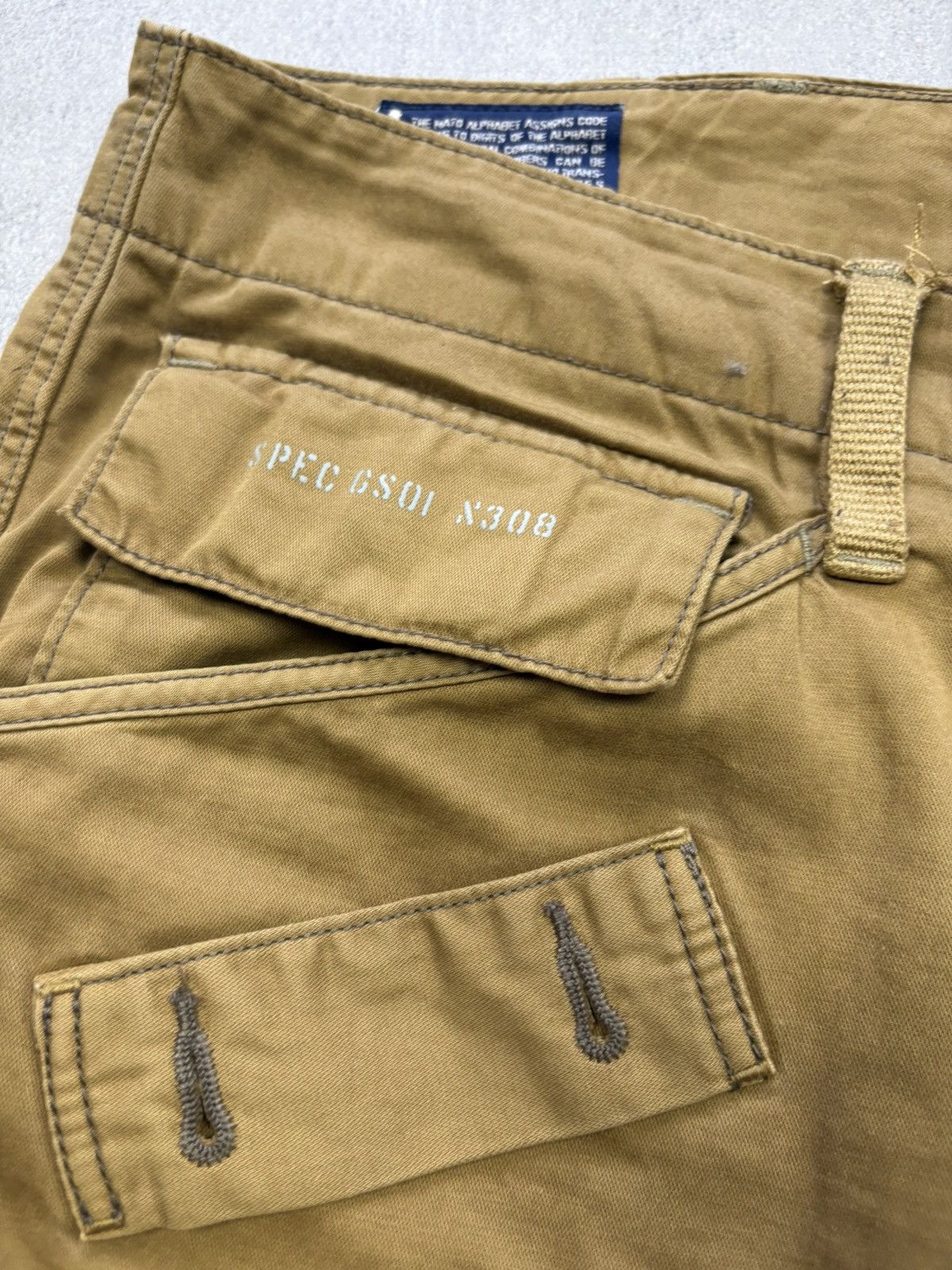G-Star G-Star RAW Aero Rovic Loose Cargo Pants Brown 32x32 Military Size US 32 / EU 48 - 14 Thumbnail