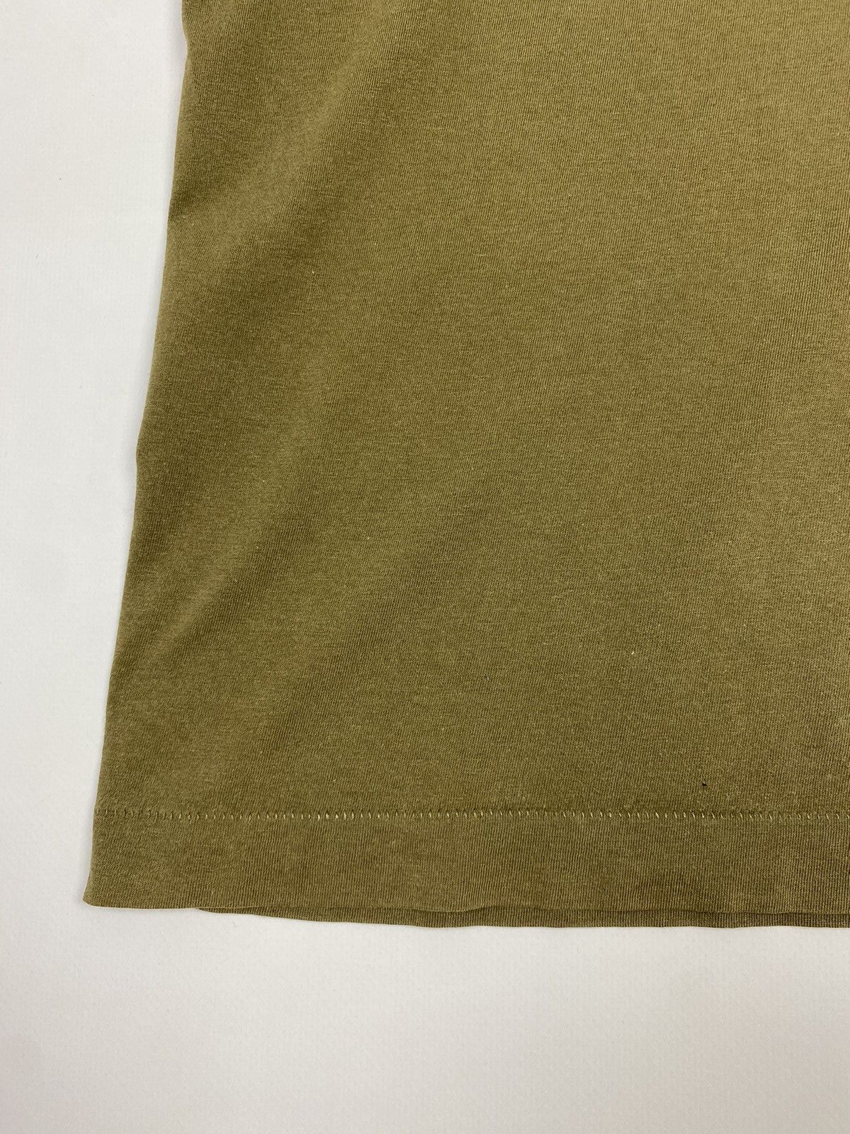 Vintage 1990’s Vintage Blank Olive Green Single Stitch Boxy Tee Size US M / EU 48-50 / 2 - 6 Thumbnail