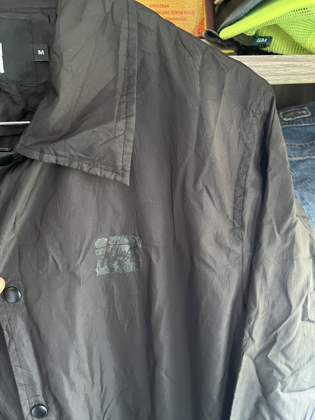Stussy 🔥Stussy Black Small Logo Long Button Jacket Size US M / EU 48-50 / 2 - 7 Thumbnail