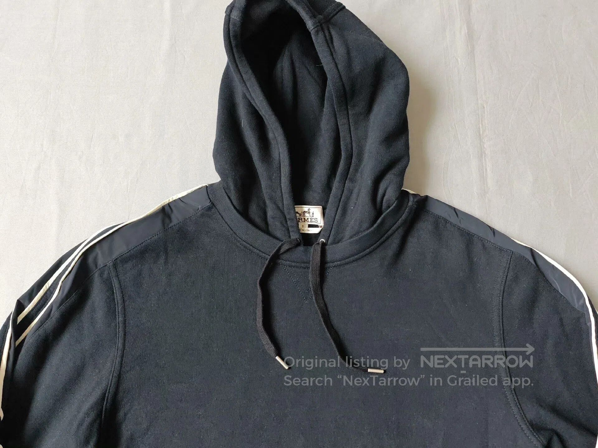 Hermes Hermes Navy Hoodie Sweatshirt S. Size US S / EU 44-46 / 1 - 2 Thumbnail