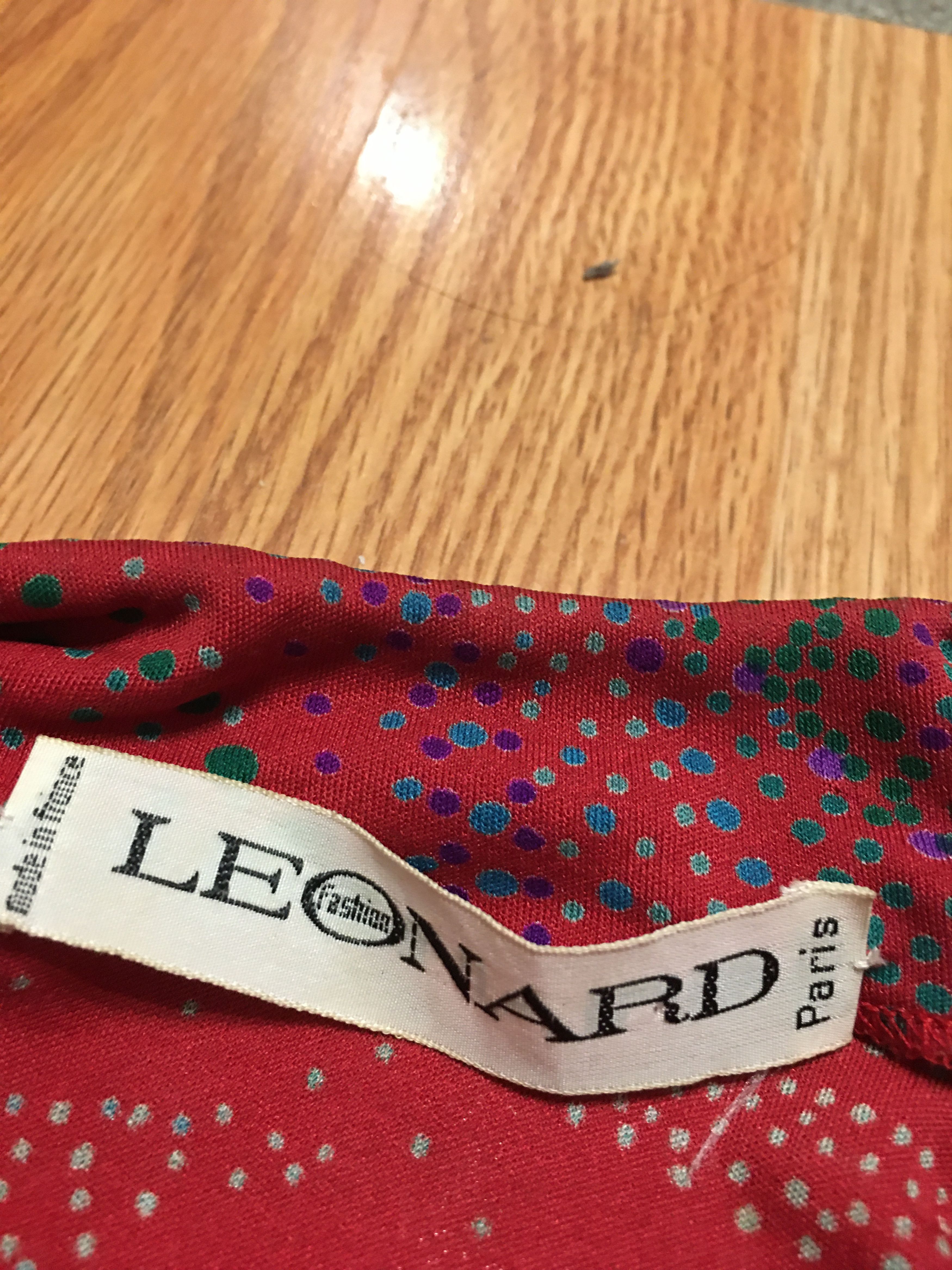 Leonard Paris Leonard Paris Vintage Silk Dress Paisley Print Size M / US 6-8 / IT 42-44 - 15 Thumbnail
