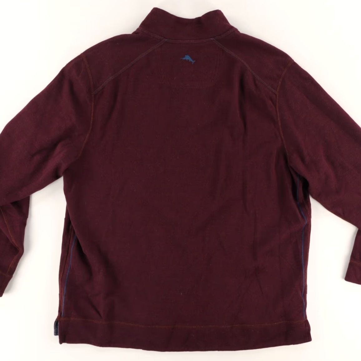Tommy Bahama Tommy Bahama Alpine View Reversible Sweater Shirt Mens XL Rum Berry Mock Long Sleeve Solid 90s/Concert/Theme? Size US XL / EU 56 / 4 - 3 Thumbnail