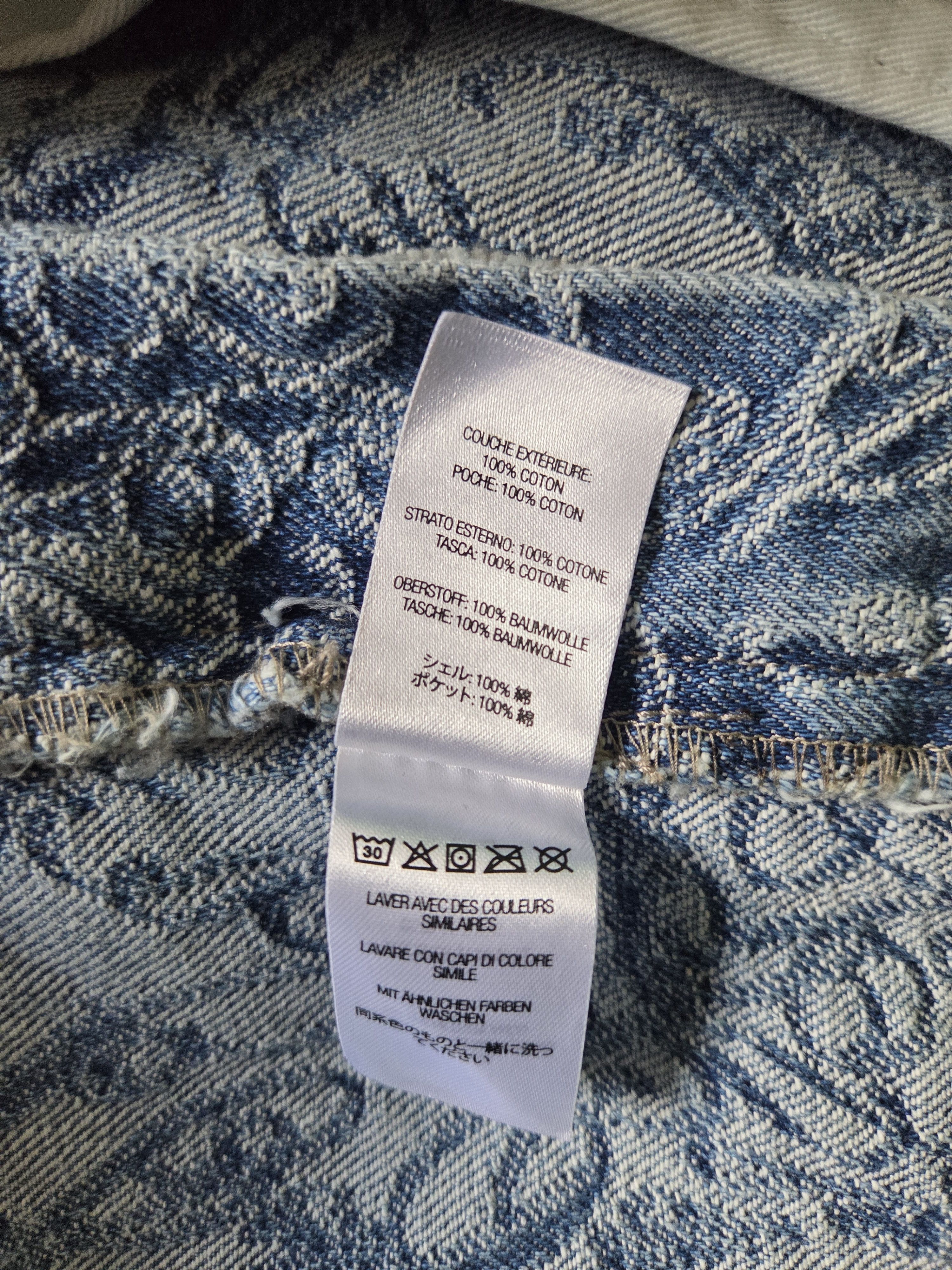 Supreme Supreme FW22 Script Jacquard Double Knee Denim Painter Pant Size US 34 / EU 50 - 10 Thumbnail