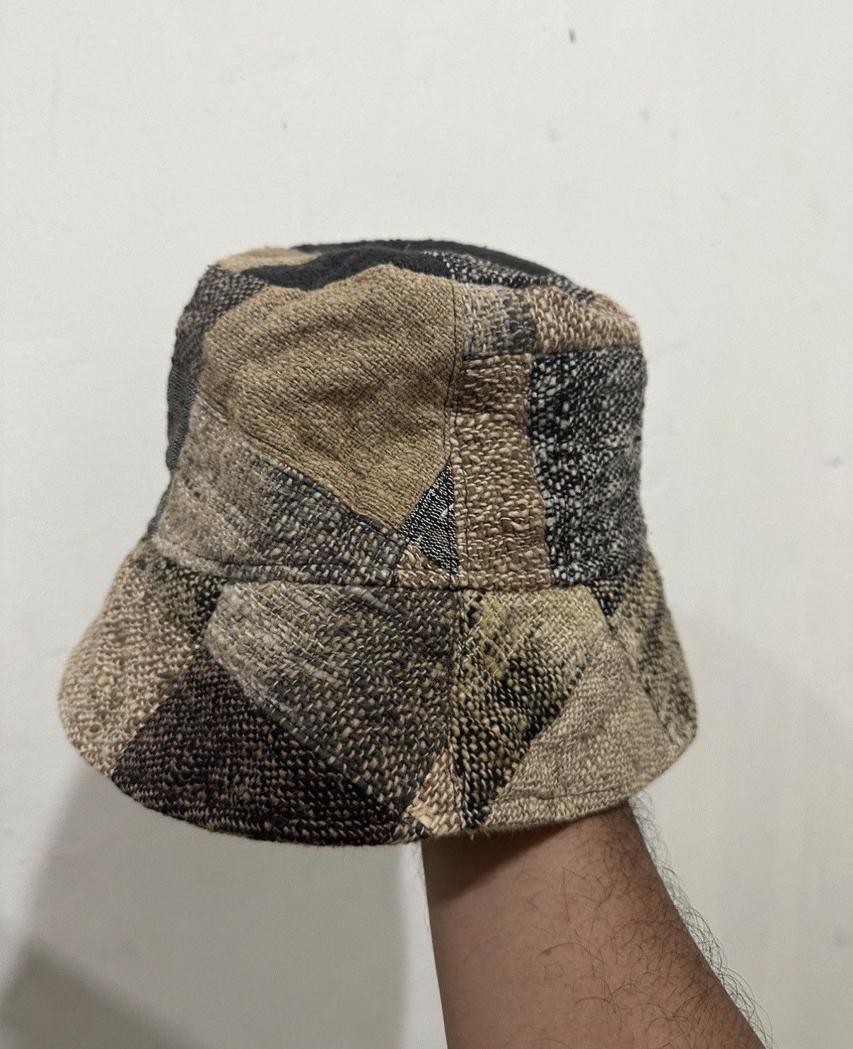 Japanese Brand VTG Patchwork Style Kapital Hat Size ONE SIZE - 2 Thumbnail
