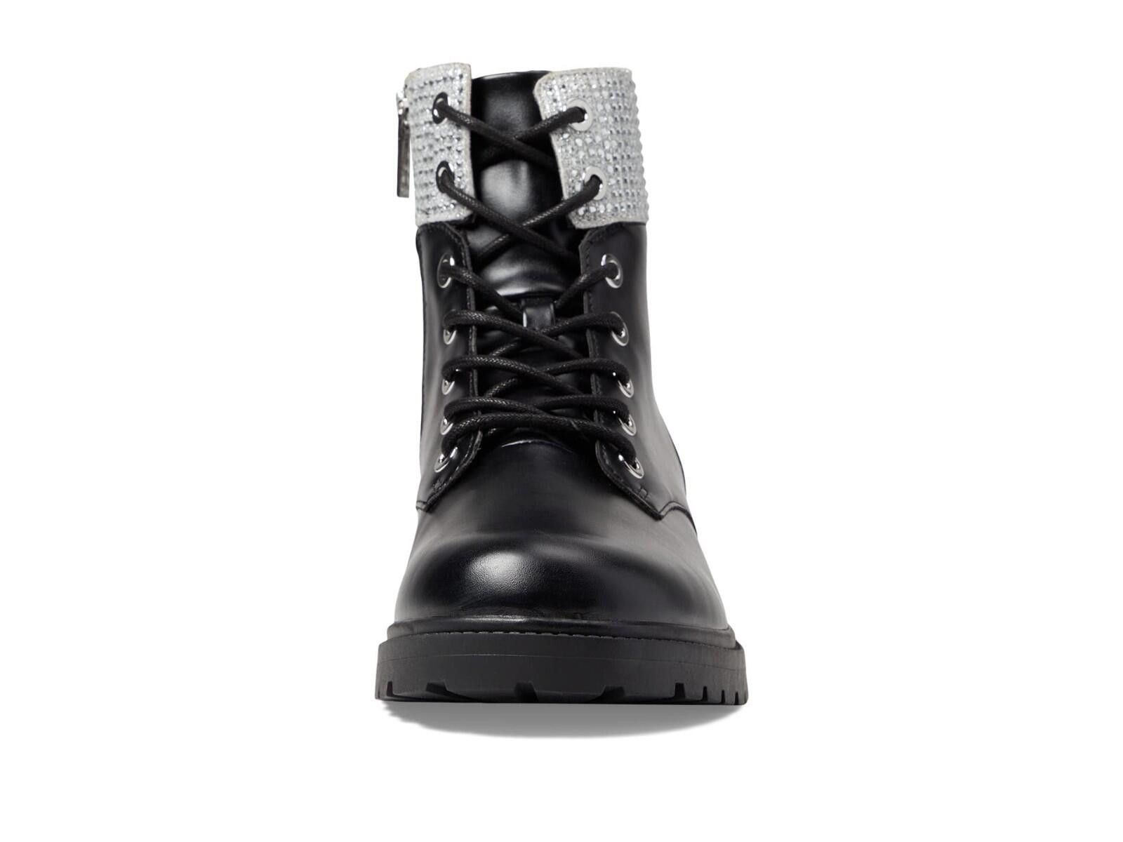 Michael Kors Michael Kors Alistair Combat Bootie Black Silver 8.5 NEW Size US 8.5 / IT 38.5 - 5 Thumbnail