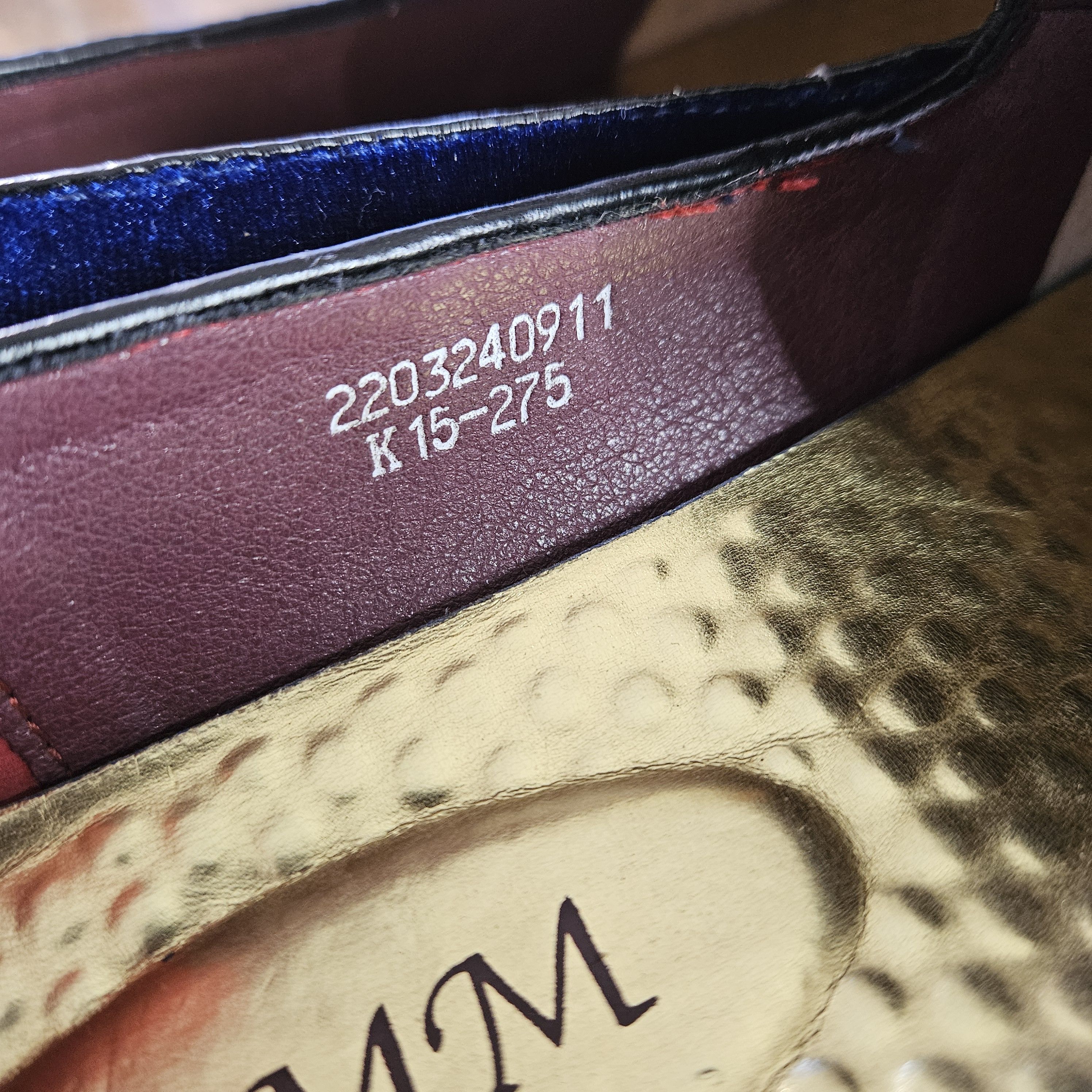 Other CMM Men's 10.5/275 Shoes Vibrant Blue Velvet Formal Size US 10.5 / EU 43-44 - 10 Thumbnail