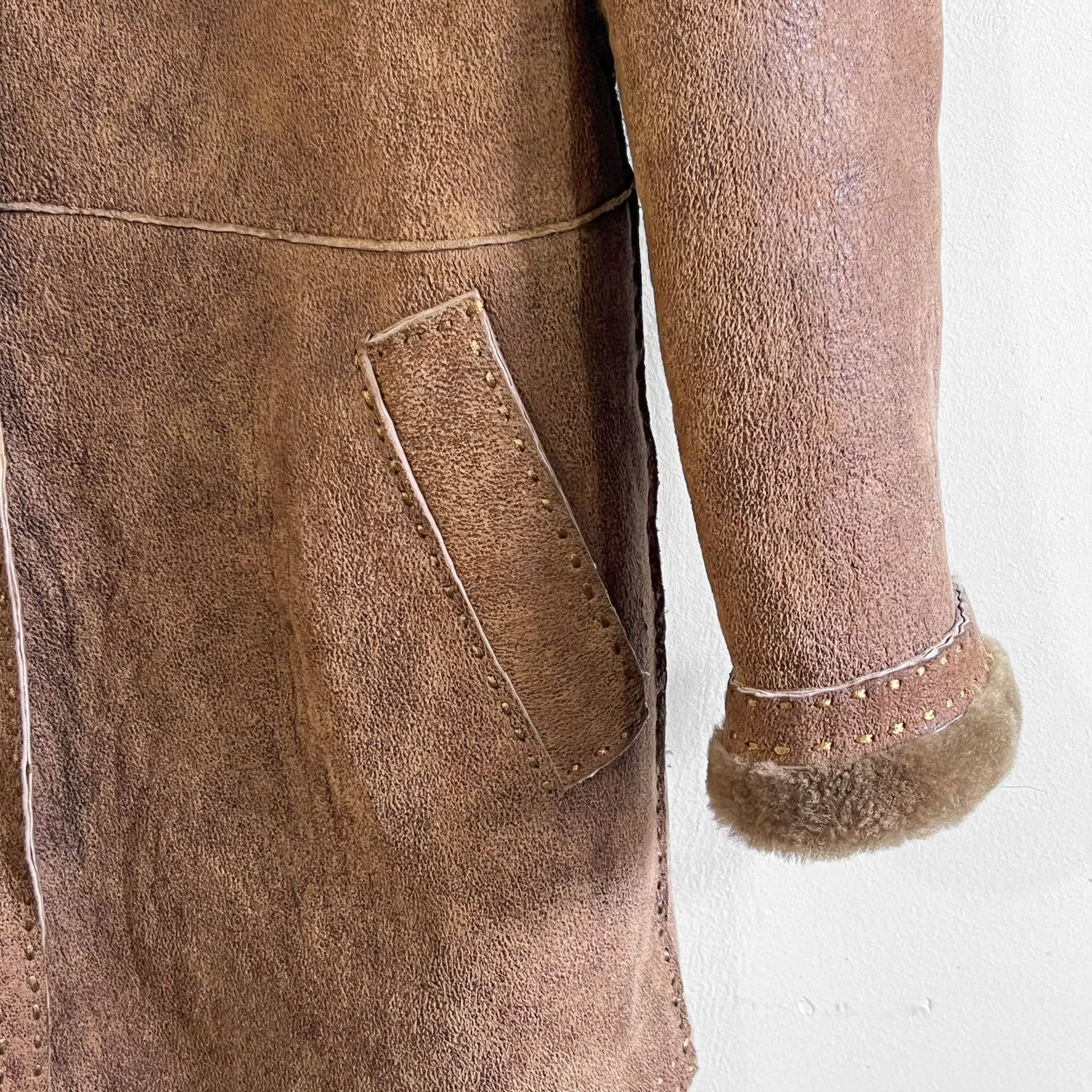 Other Dennis Basso Suede Coat, Size S Size S / US 4 / IT 40 - 3 Thumbnail