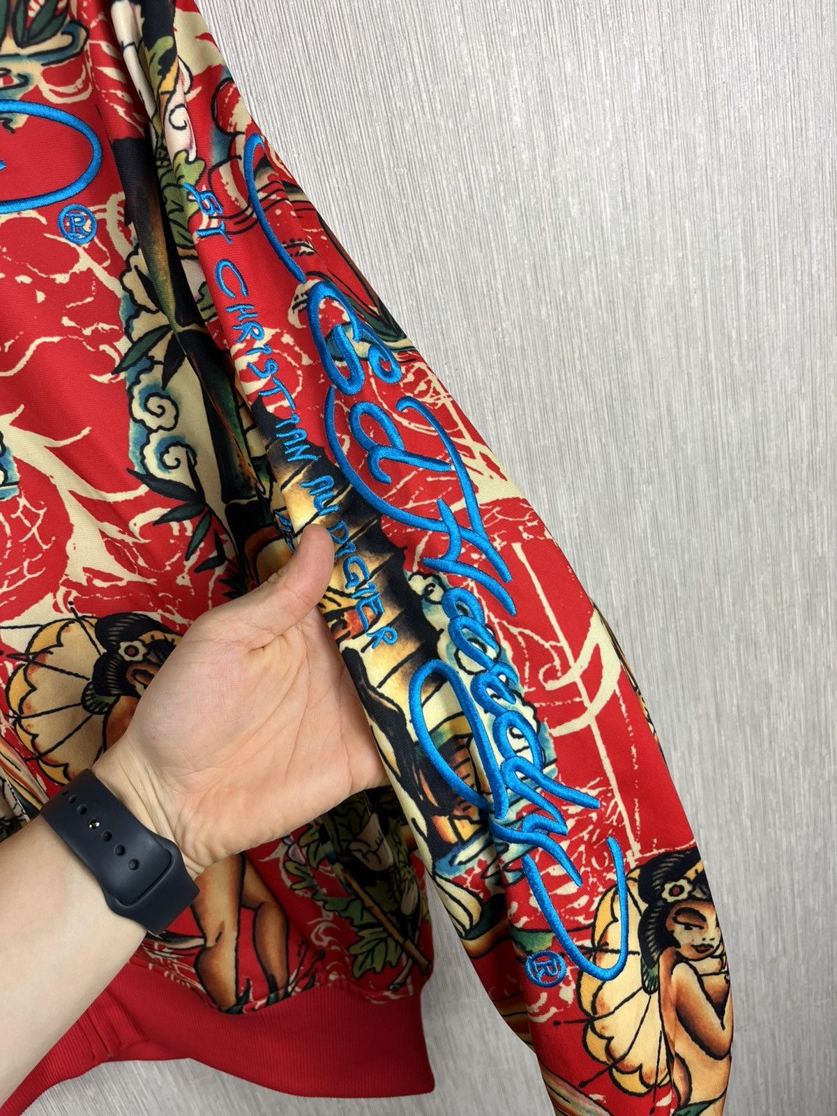 Ed Hardy Vintage Ed Hardy Christian Audigier zip y2k hoodie sexy girl Size US M / EU 48-50 / 2 - 7 Thumbnail