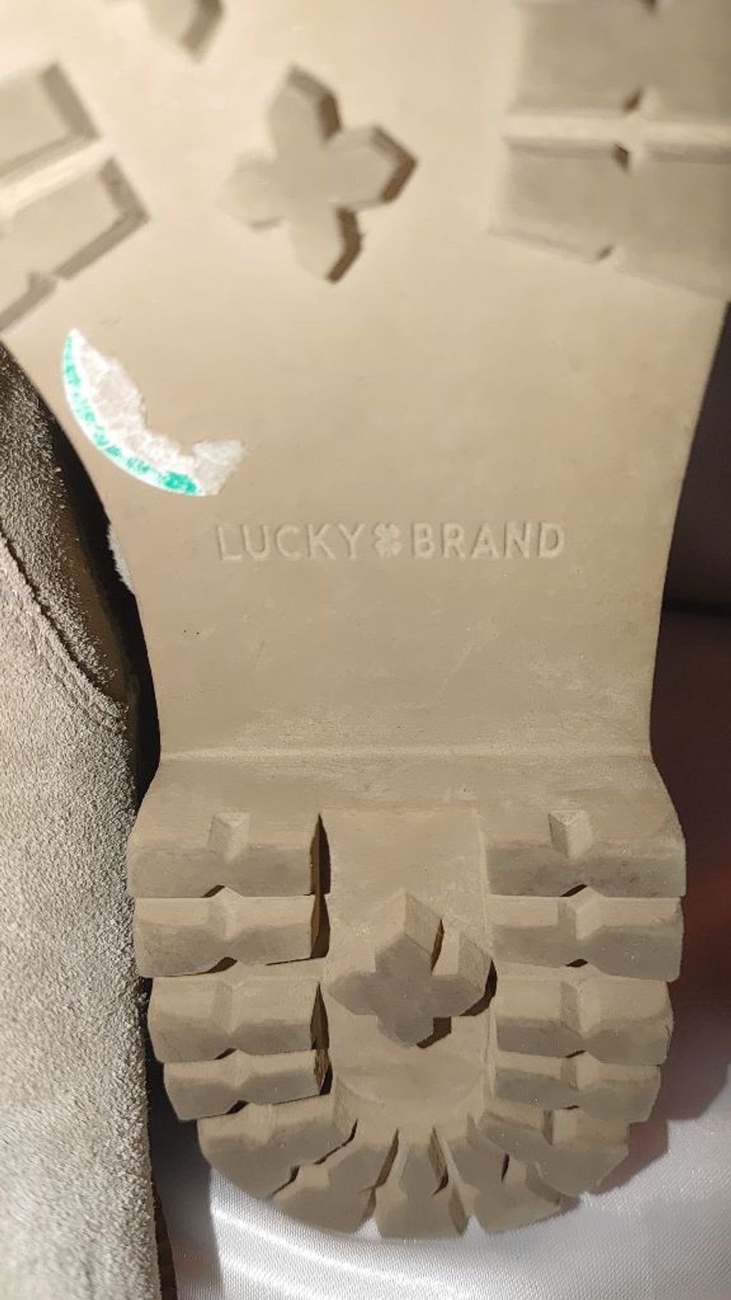 Lucky Brand Lucky Brand Hazyl Fossilized Suede Boots Size 8M NWOT Size US 8 / IT 38 - 9 Thumbnail