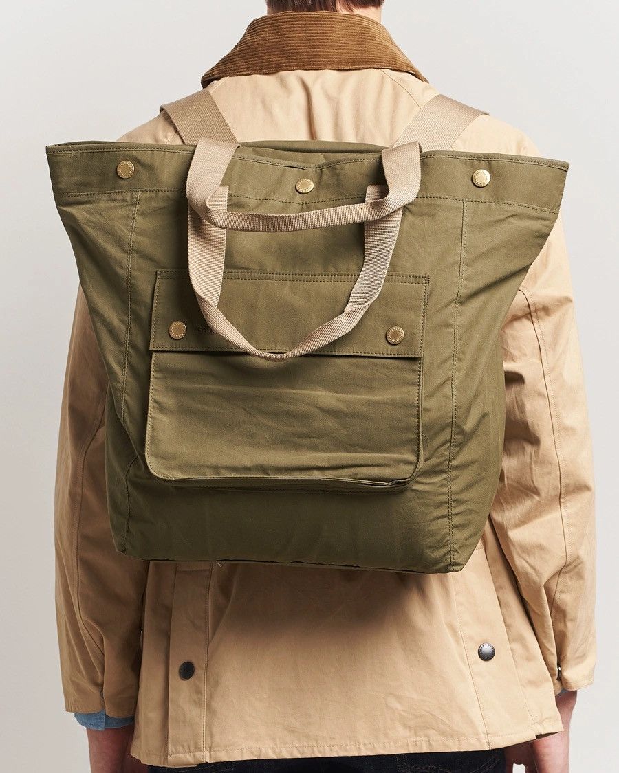 Barbour NWT Barbour Transport 3‑Way Tote/Backpack Bag – Olive Green Size ONE SIZE - 4 Thumbnail