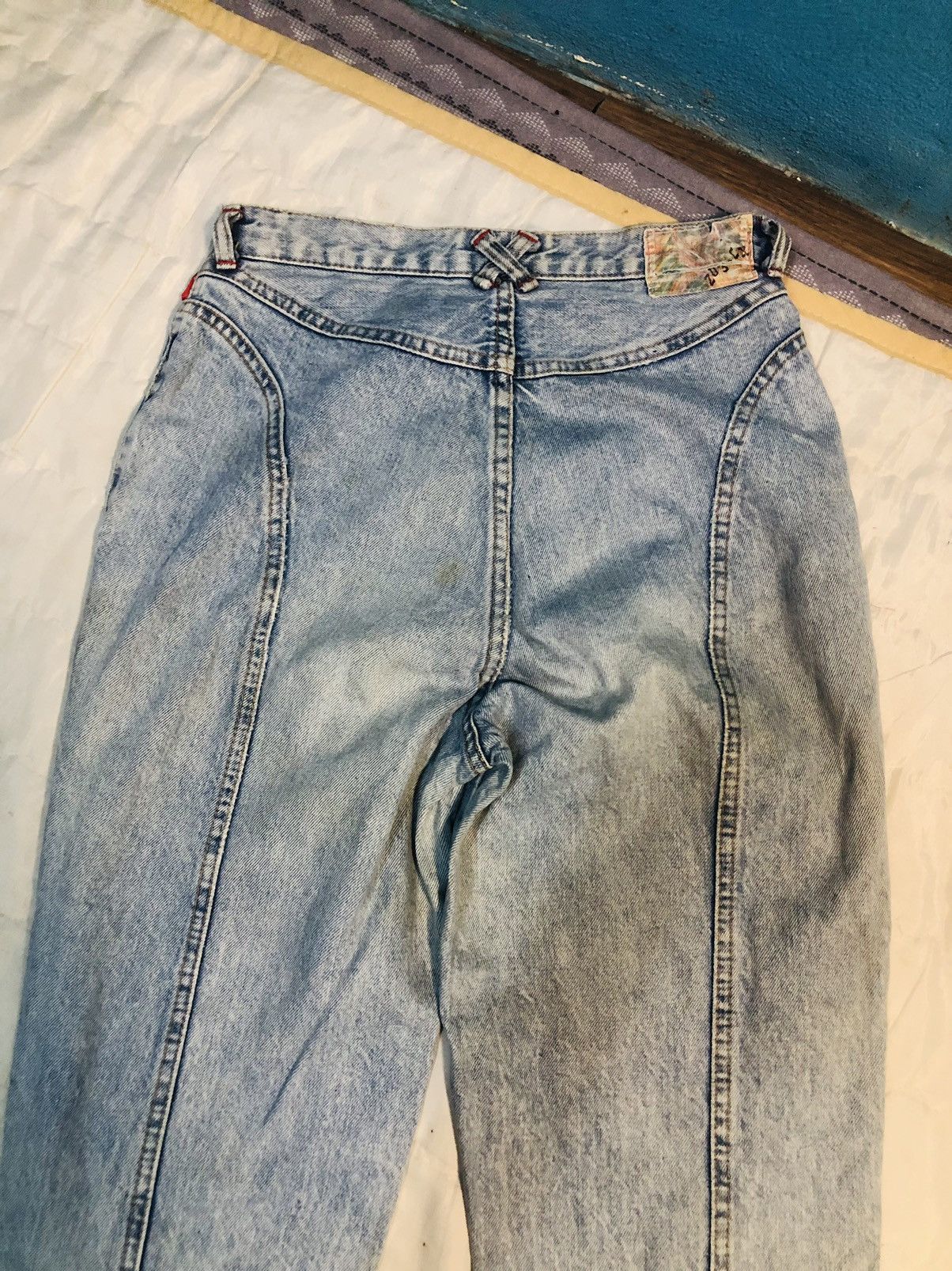 Japanese Brand Open 203-CX Original Jeans (10) Size US 27 - 13 Thumbnail