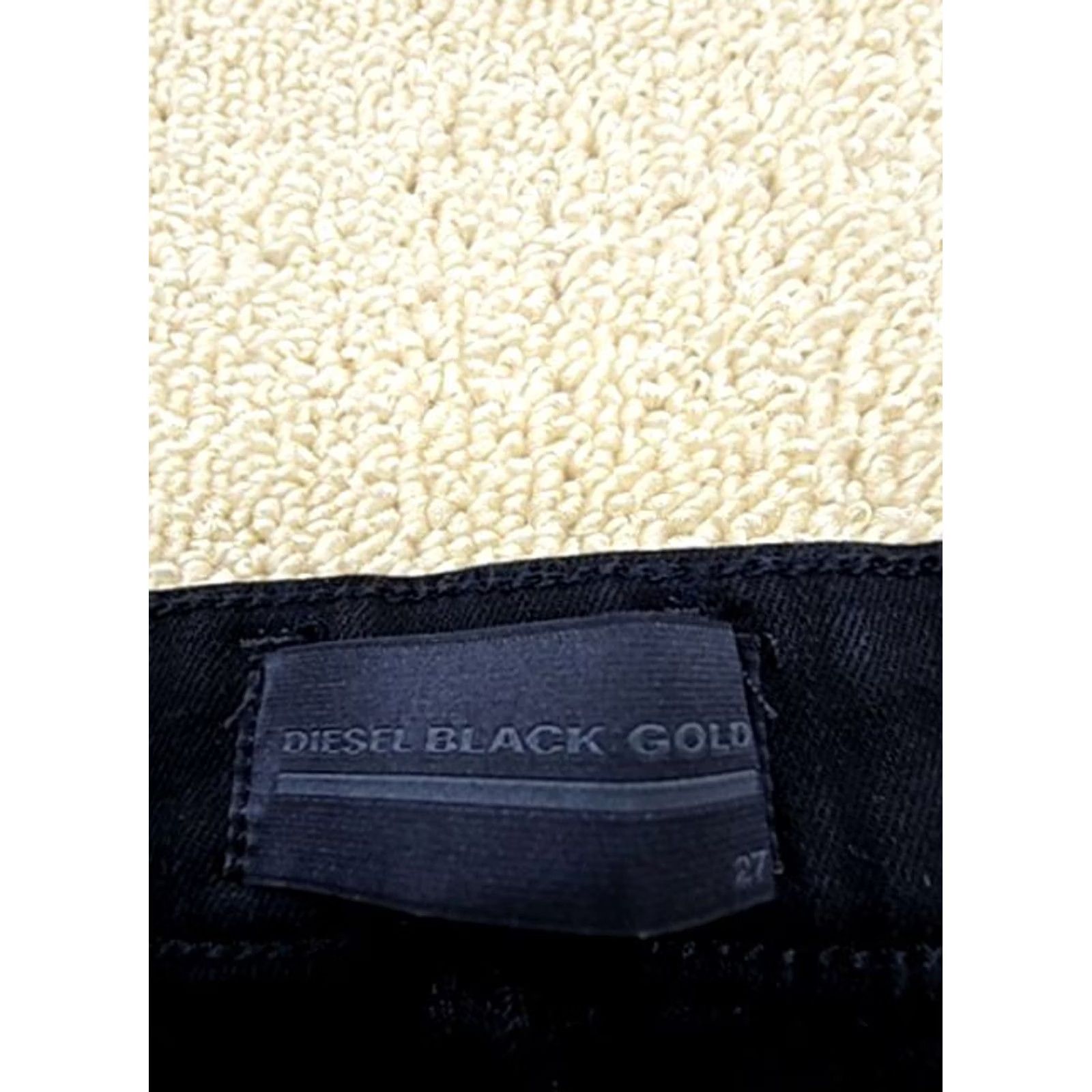 Diesel Black Gold Diesel Black Gold TYPE-16C Black Super Skinny Cropped Jeans Unisex Size US 27 - 5 Thumbnail