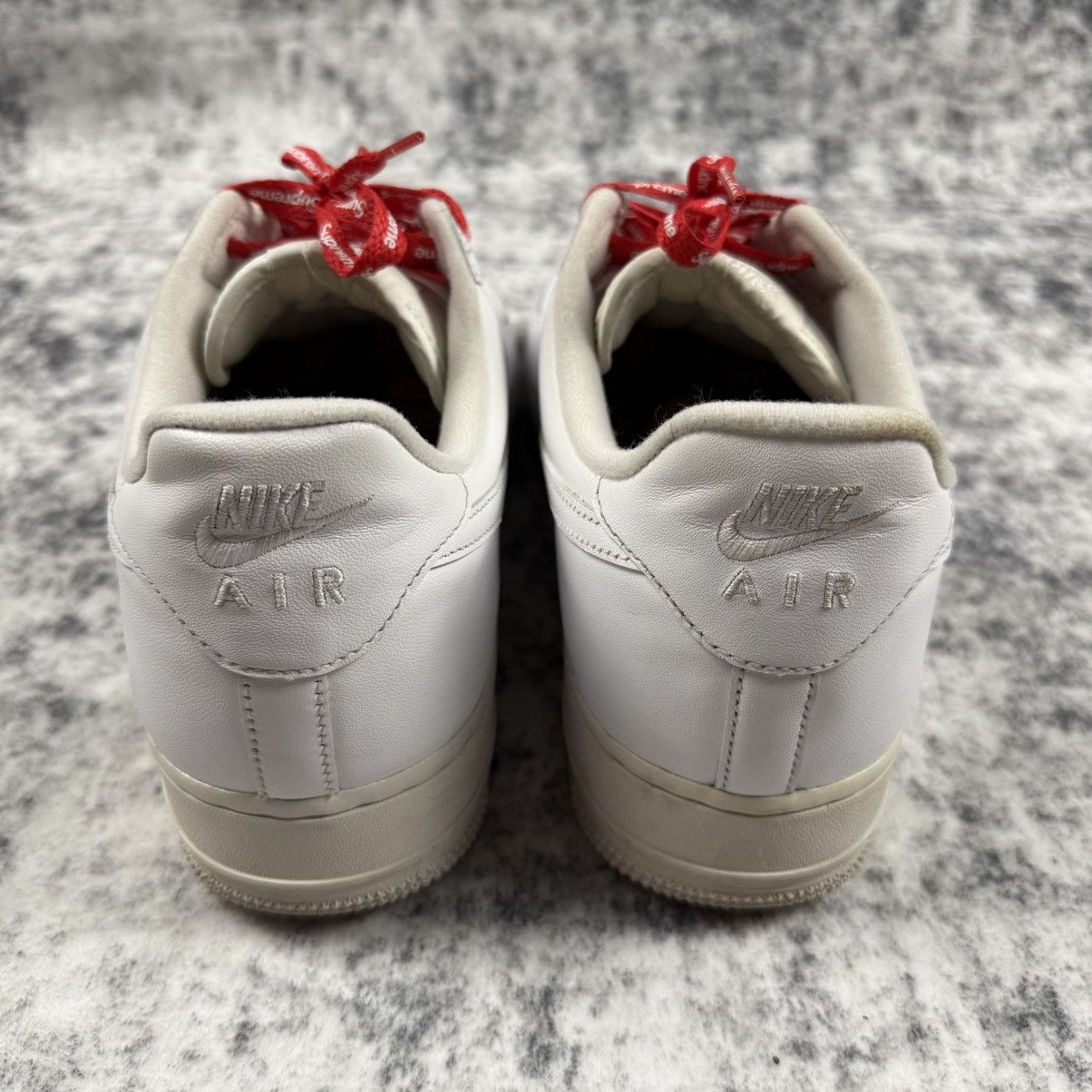Nike Nike Air Force 1 & Supreme ‘White’ Shoes Size US 11 / EU 44 - 5 Thumbnail