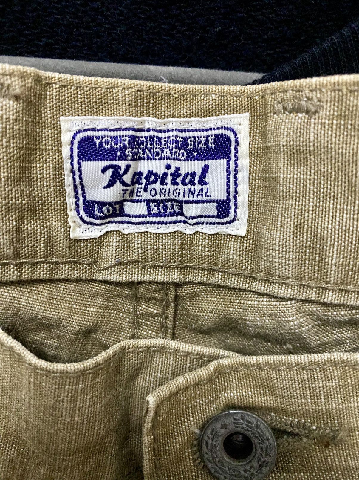 Kapital 🔥OG🔥Rare vintage Kapital Brown Flare Monkey pants Size US 29 - 6 Thumbnail