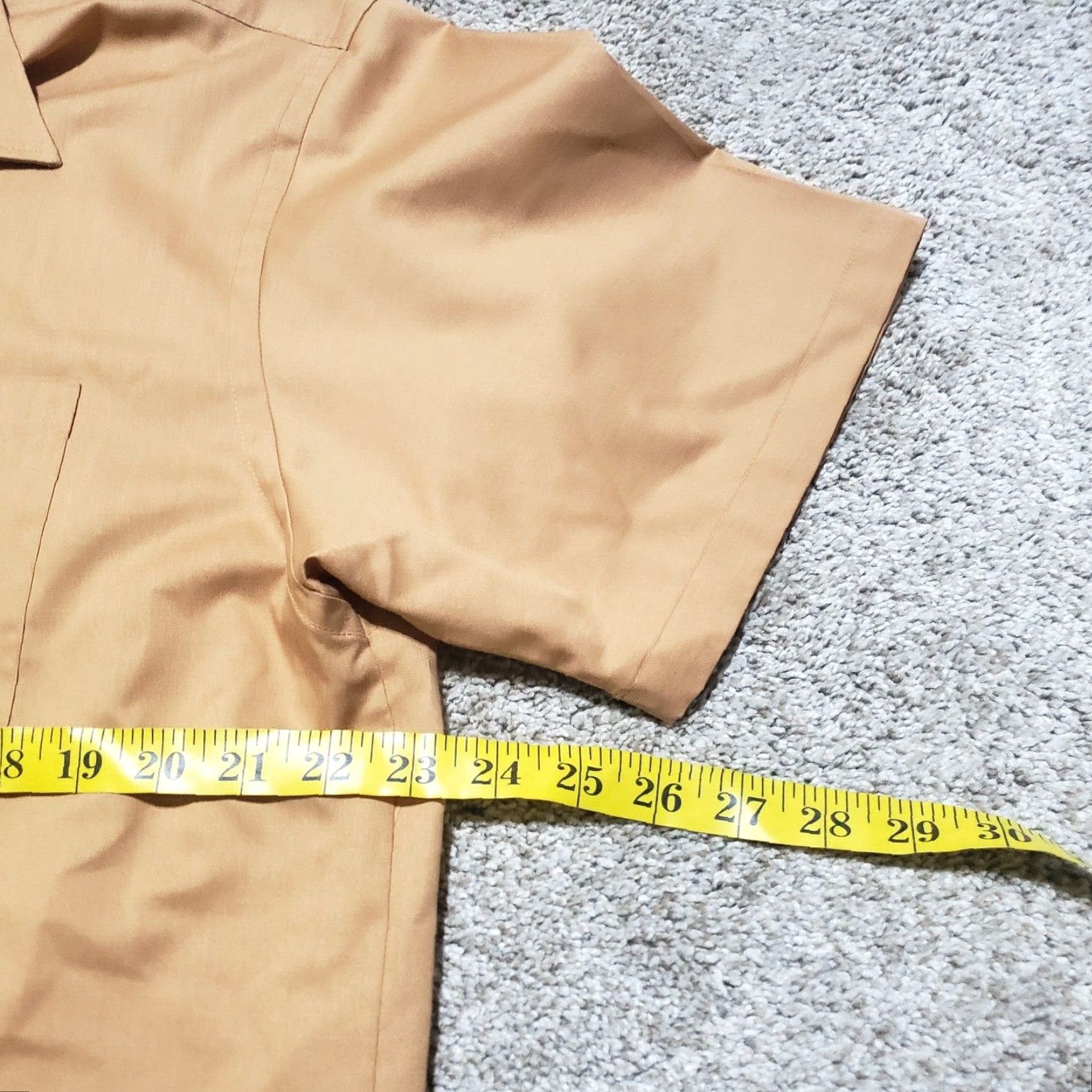 Van Heusen Van Heusen Shirt Adult Men Orange Short Sleeve Button-Up L Size US L / EU 52-54 / 3 - 5 Thumbnail