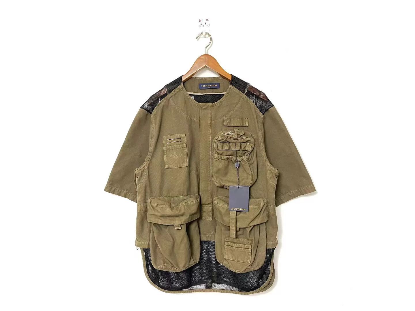 Louis Vuitton LV military green tactical workwear short jacket M/L new Size US M / EU 48-50 / 2 - 1 Thumbnail
