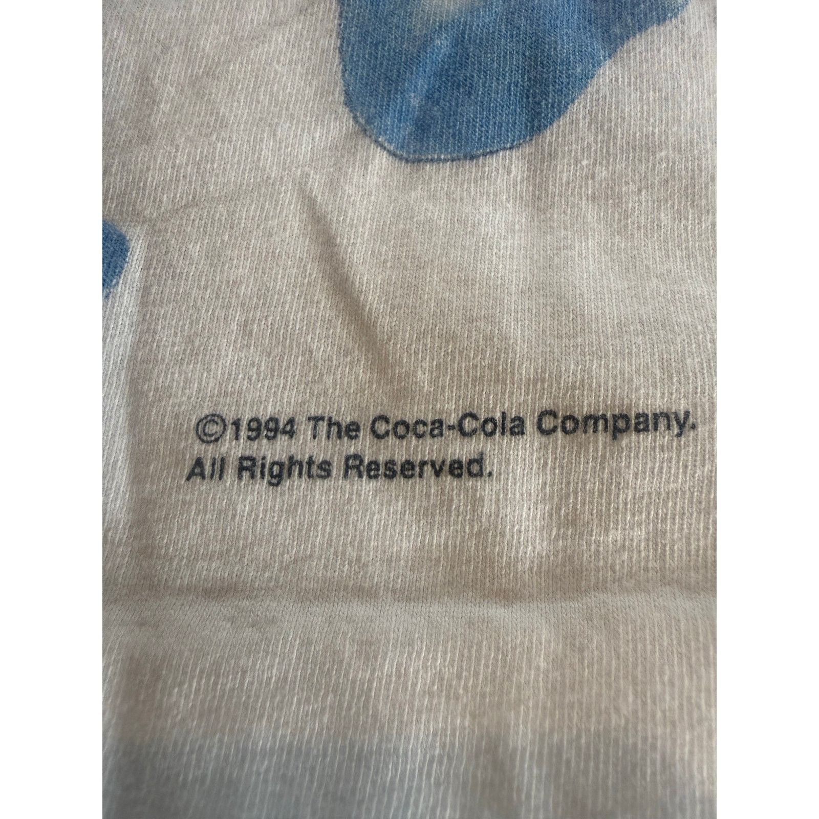 Coca Cola 1994 Coke Polar Bear Group Hanging out Size Medium Size US M / EU 48-50 / 2 - 2 Thumbnail